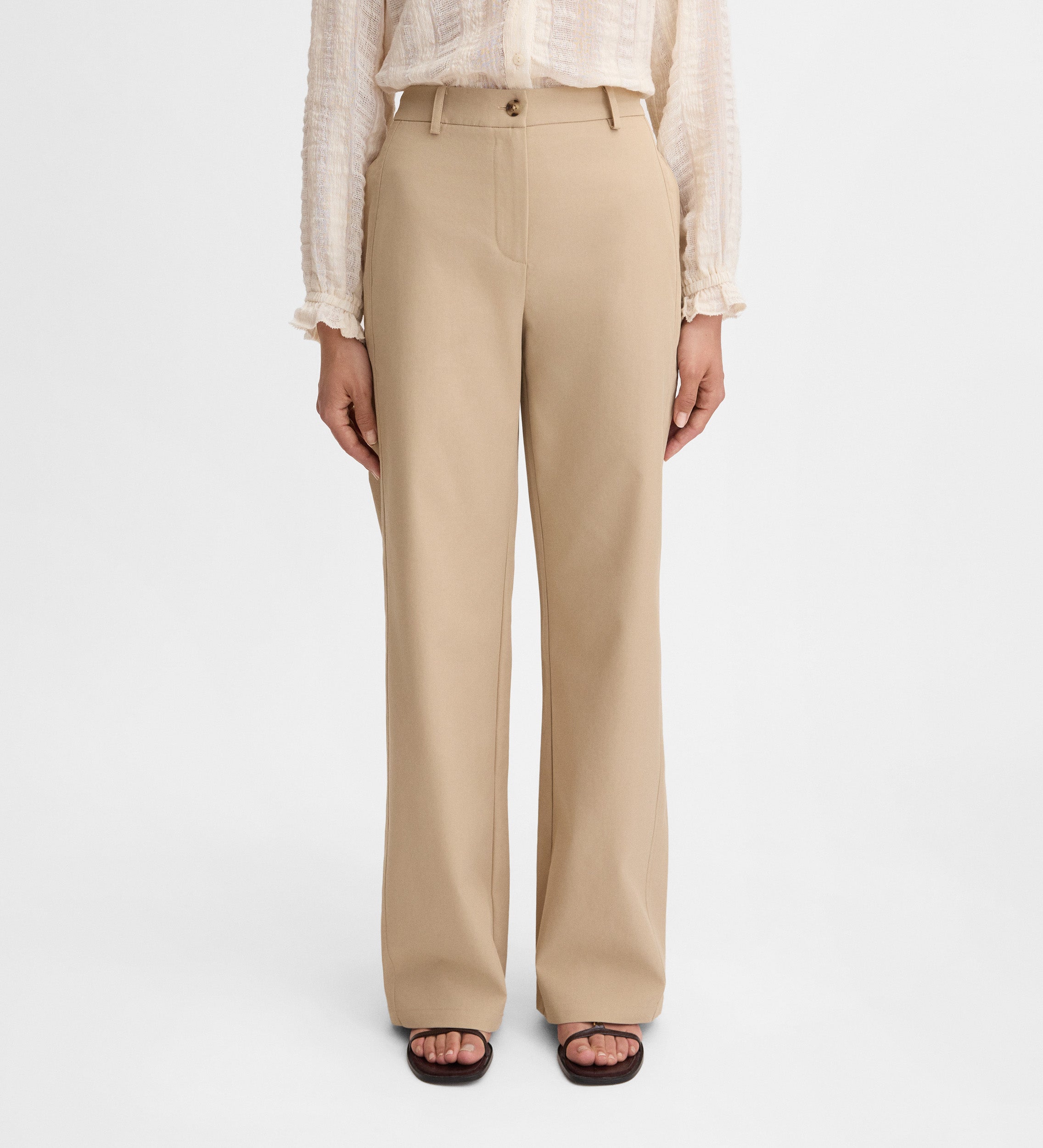 Wide long pants
