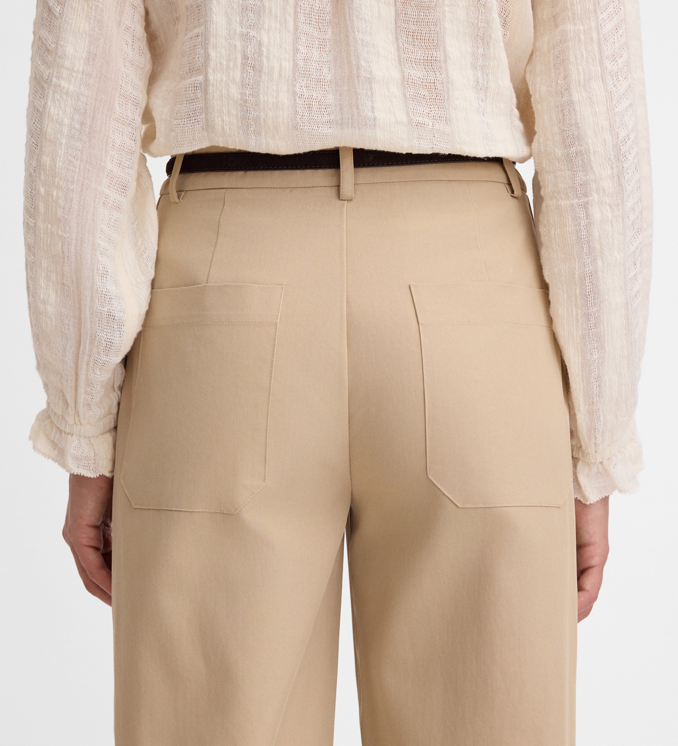 Wide long pants