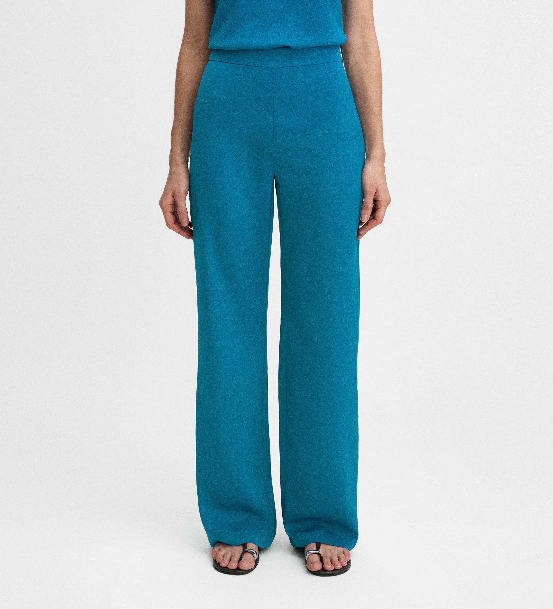 Pantalon large droit