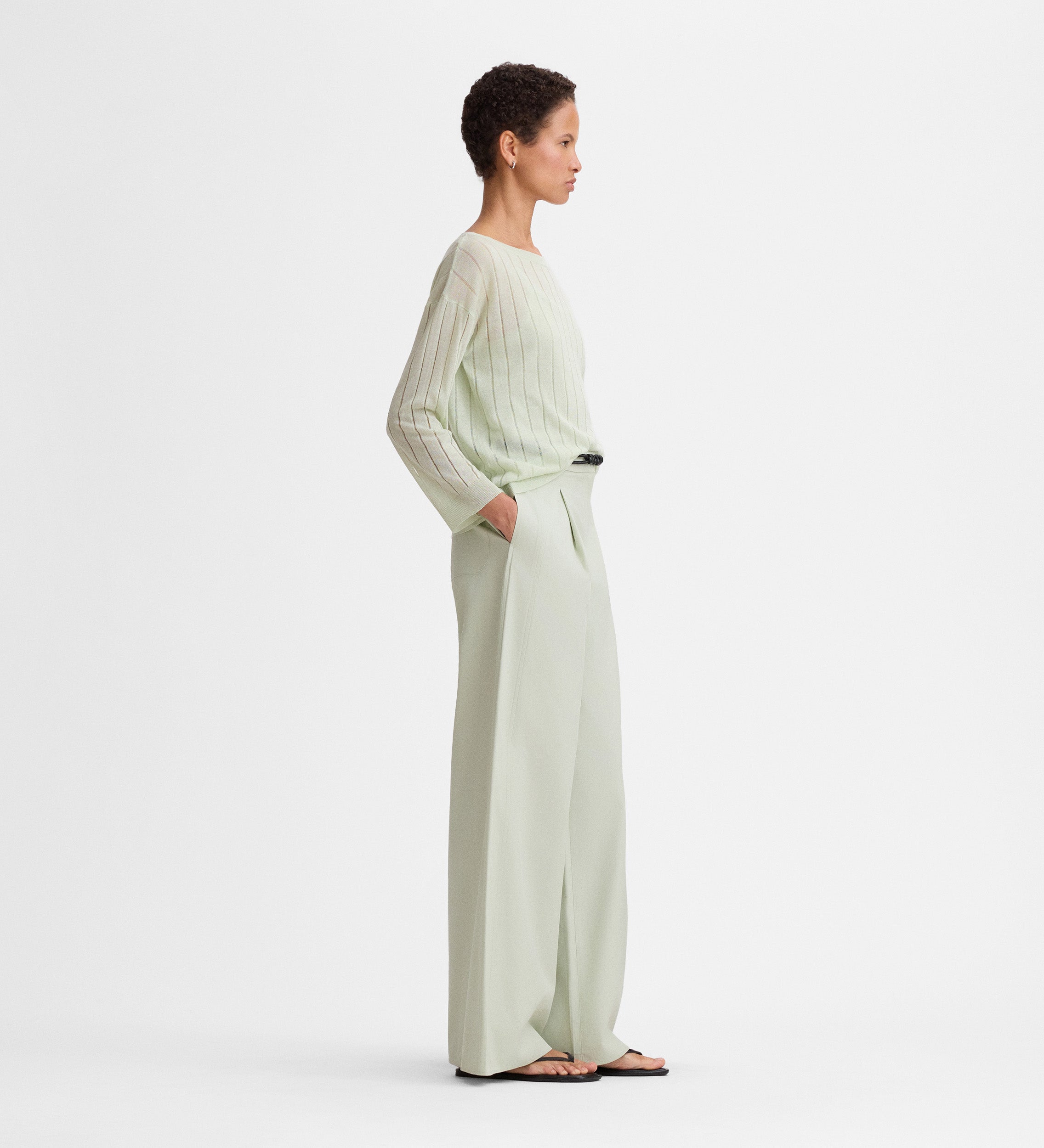 Pull ample maille fine