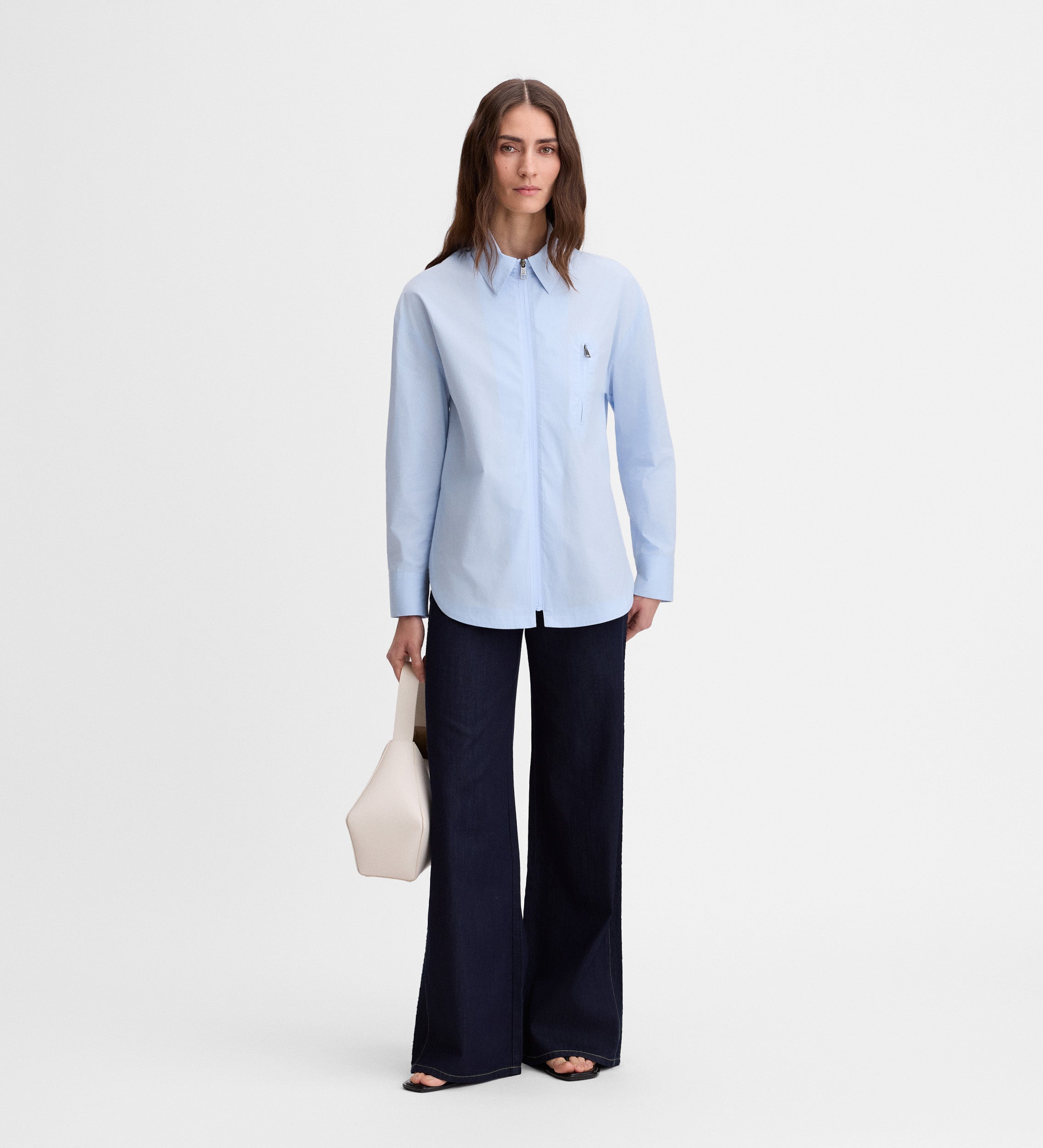 Zip-up shirt