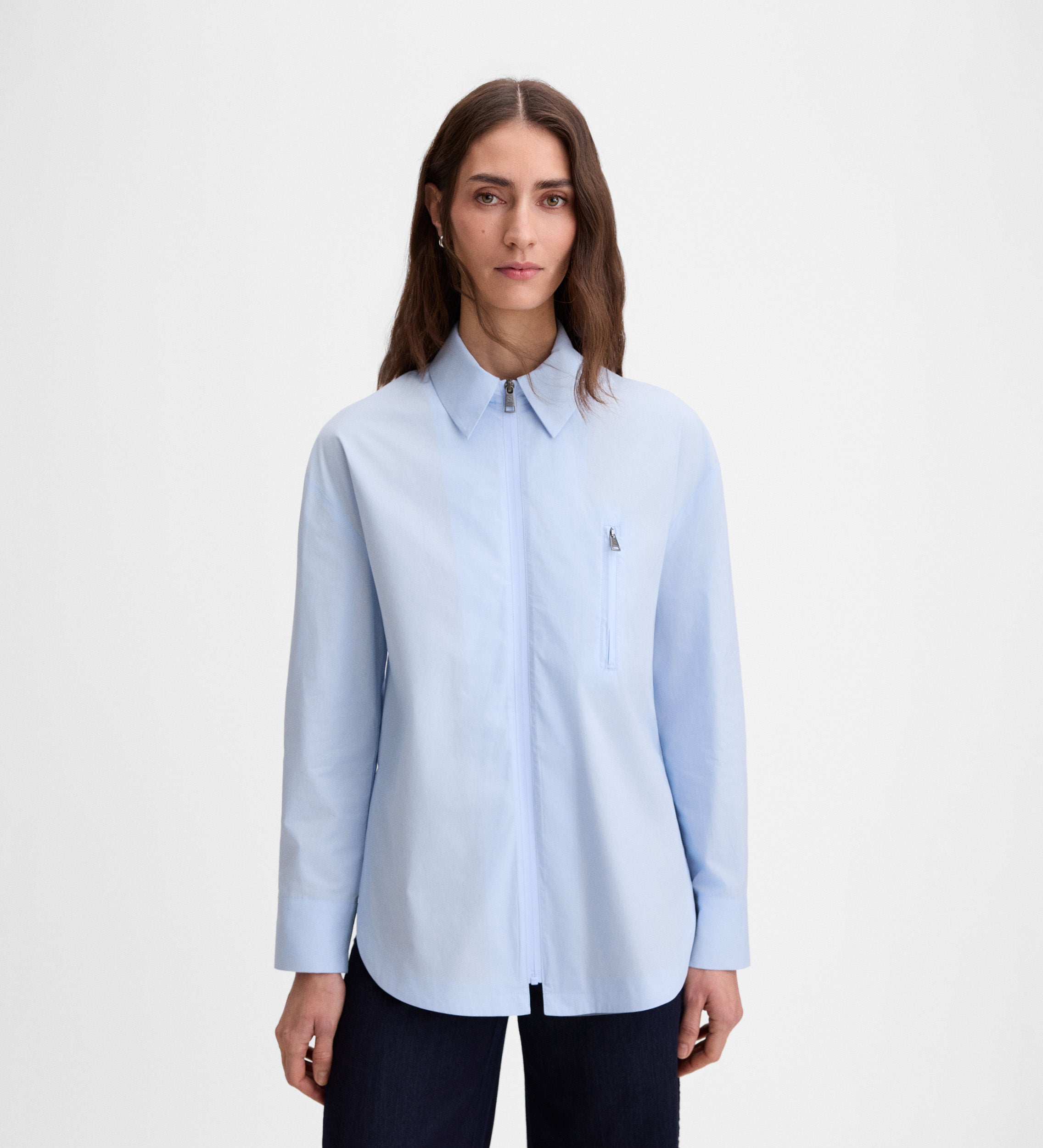 Zip-up shirt