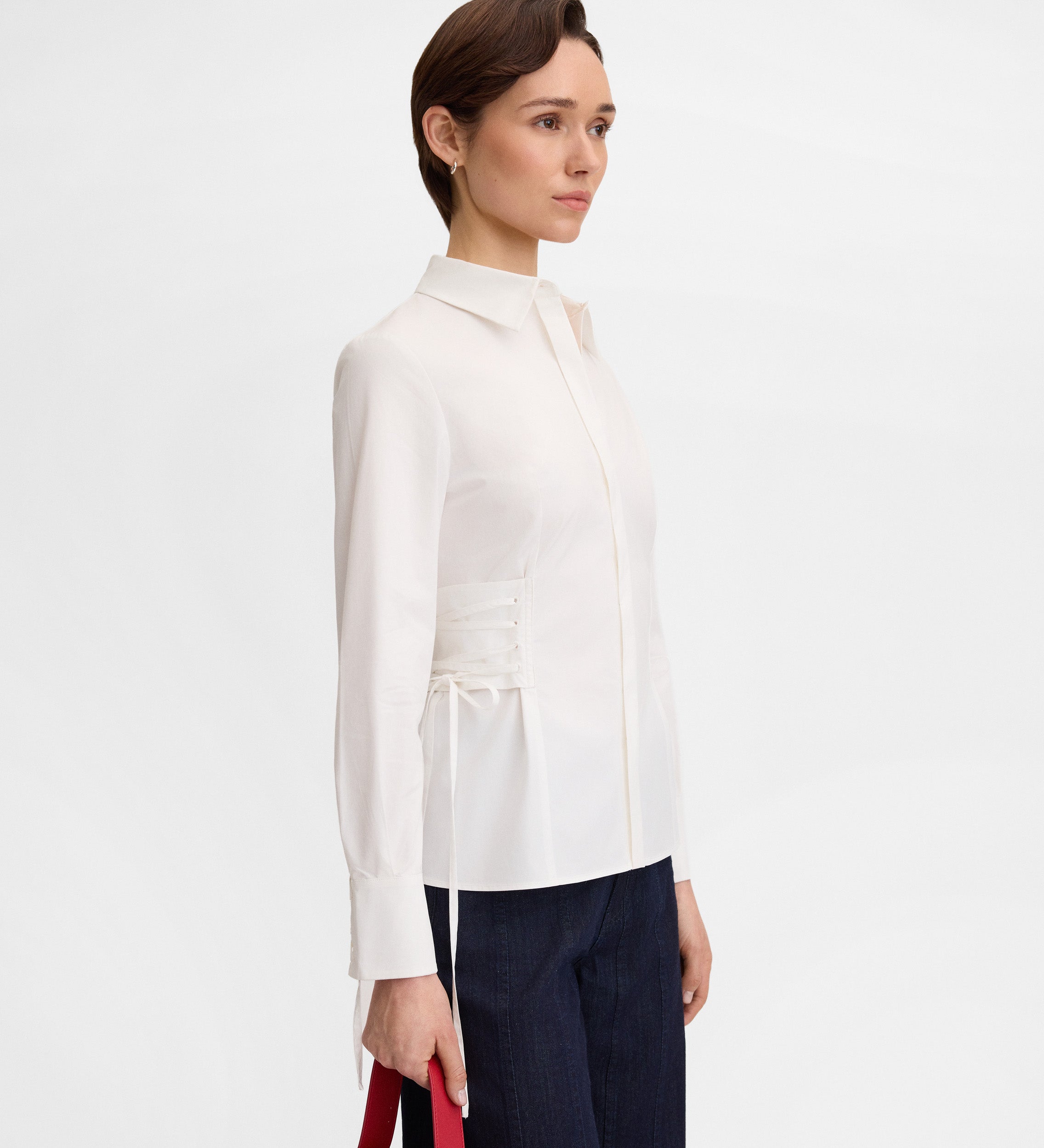Corset detail shirt