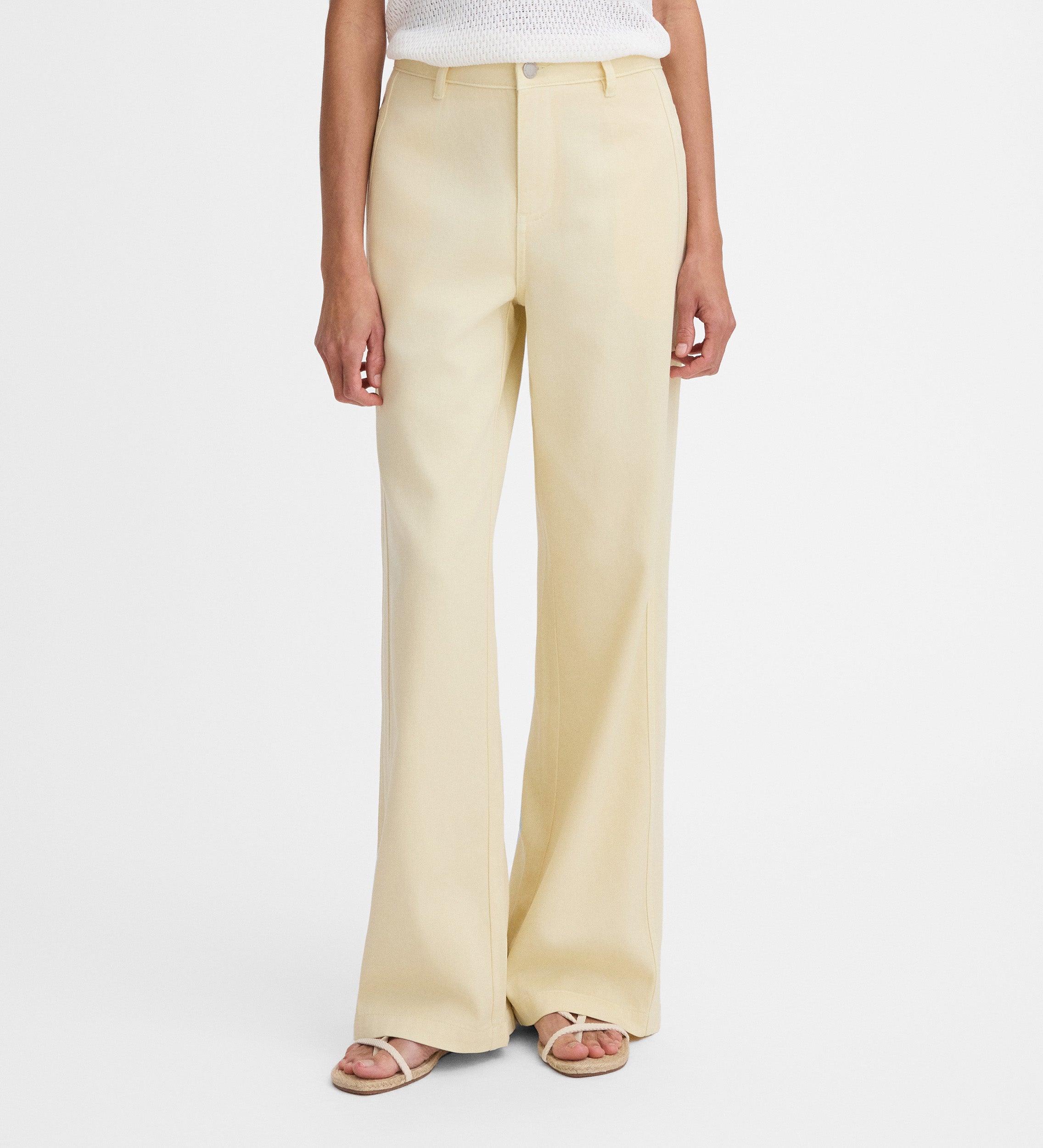 Pantalon large droit