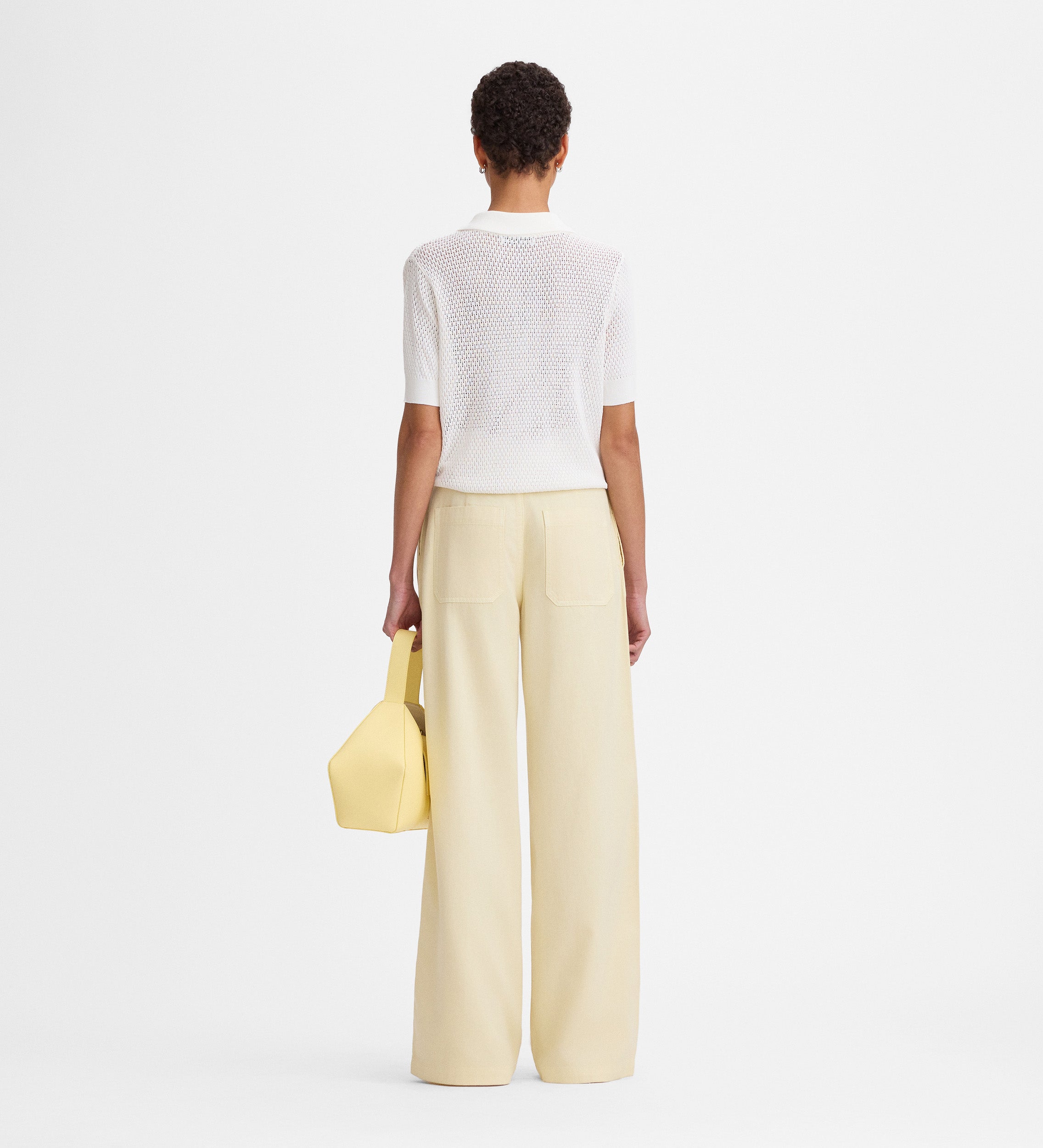 Pantalon large droit