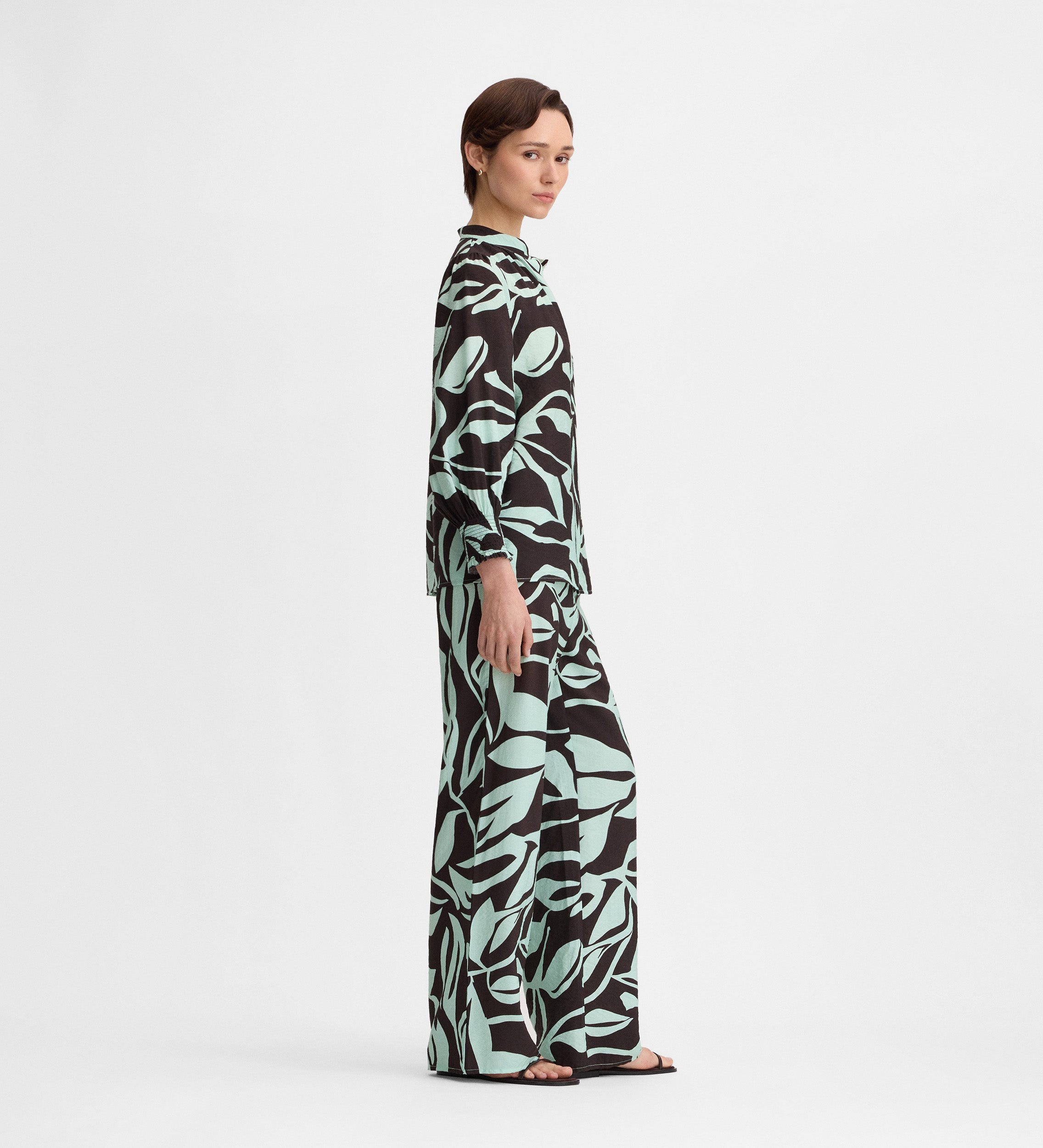 Pantalon imprimé fluide