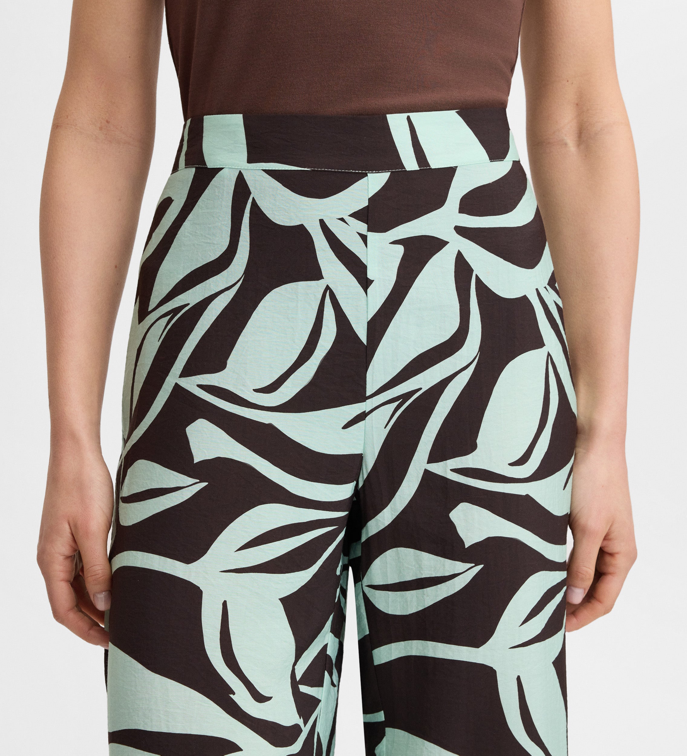 Pantalon imprimé fluide