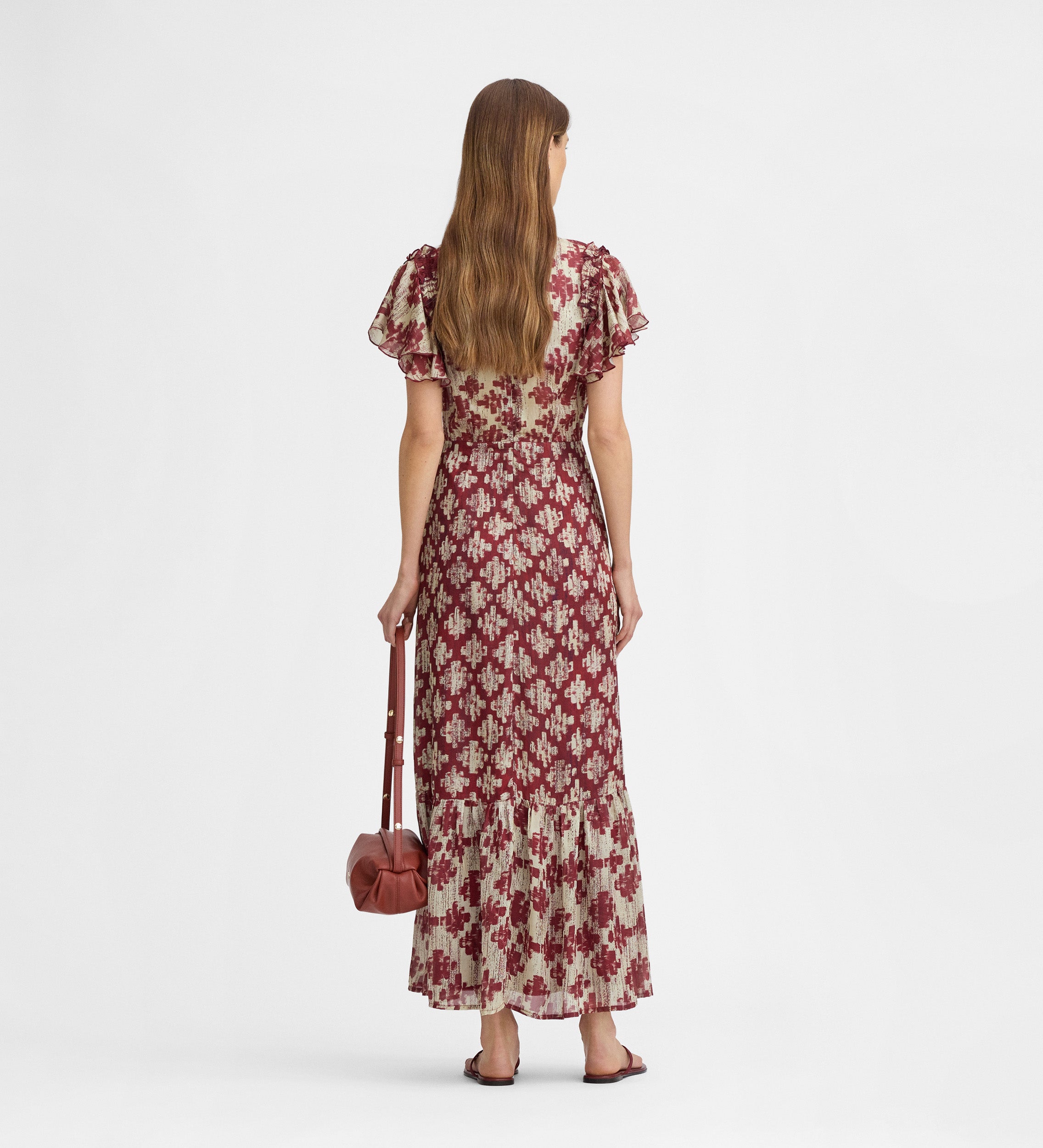 Flowy printed dress