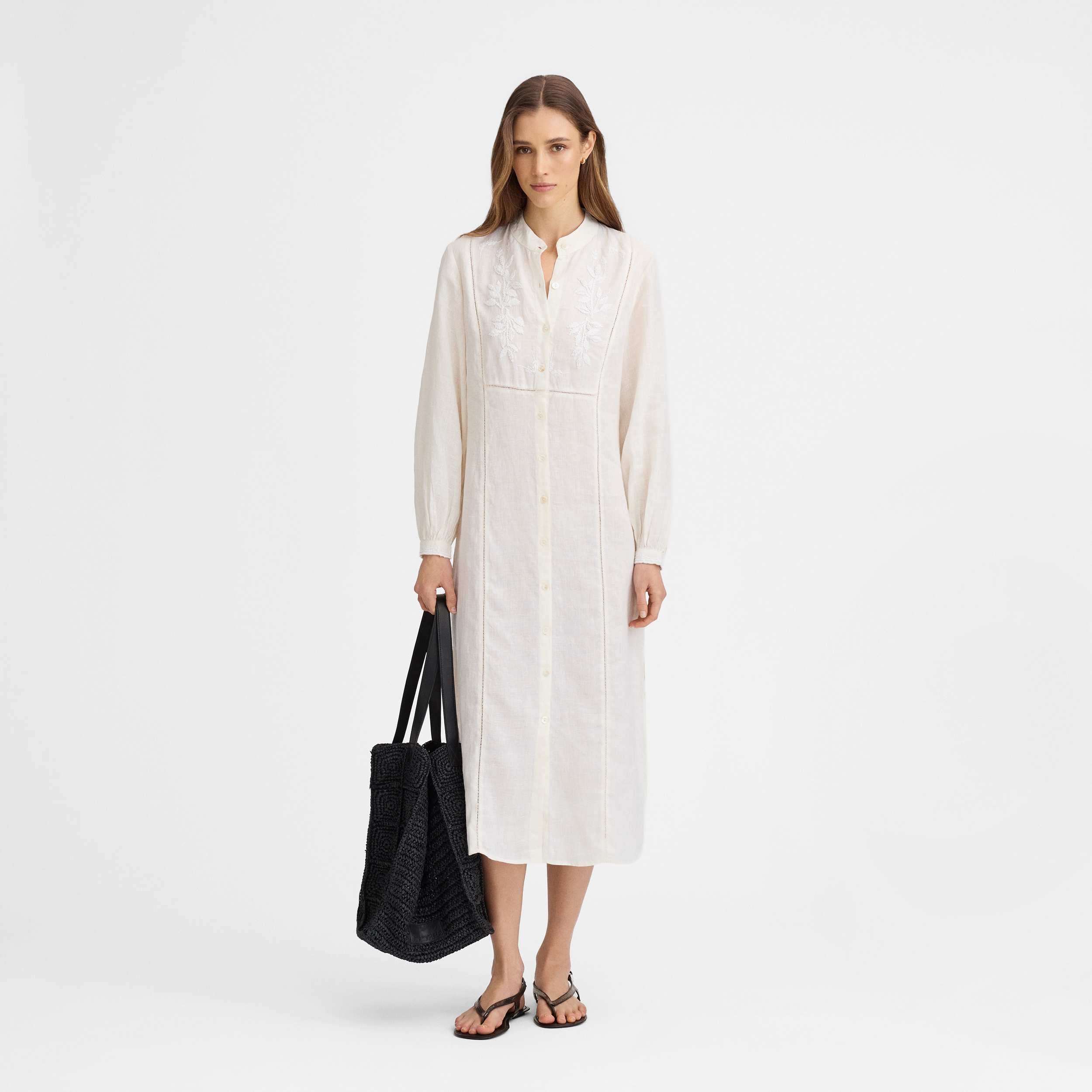 Robe kaftan en lin