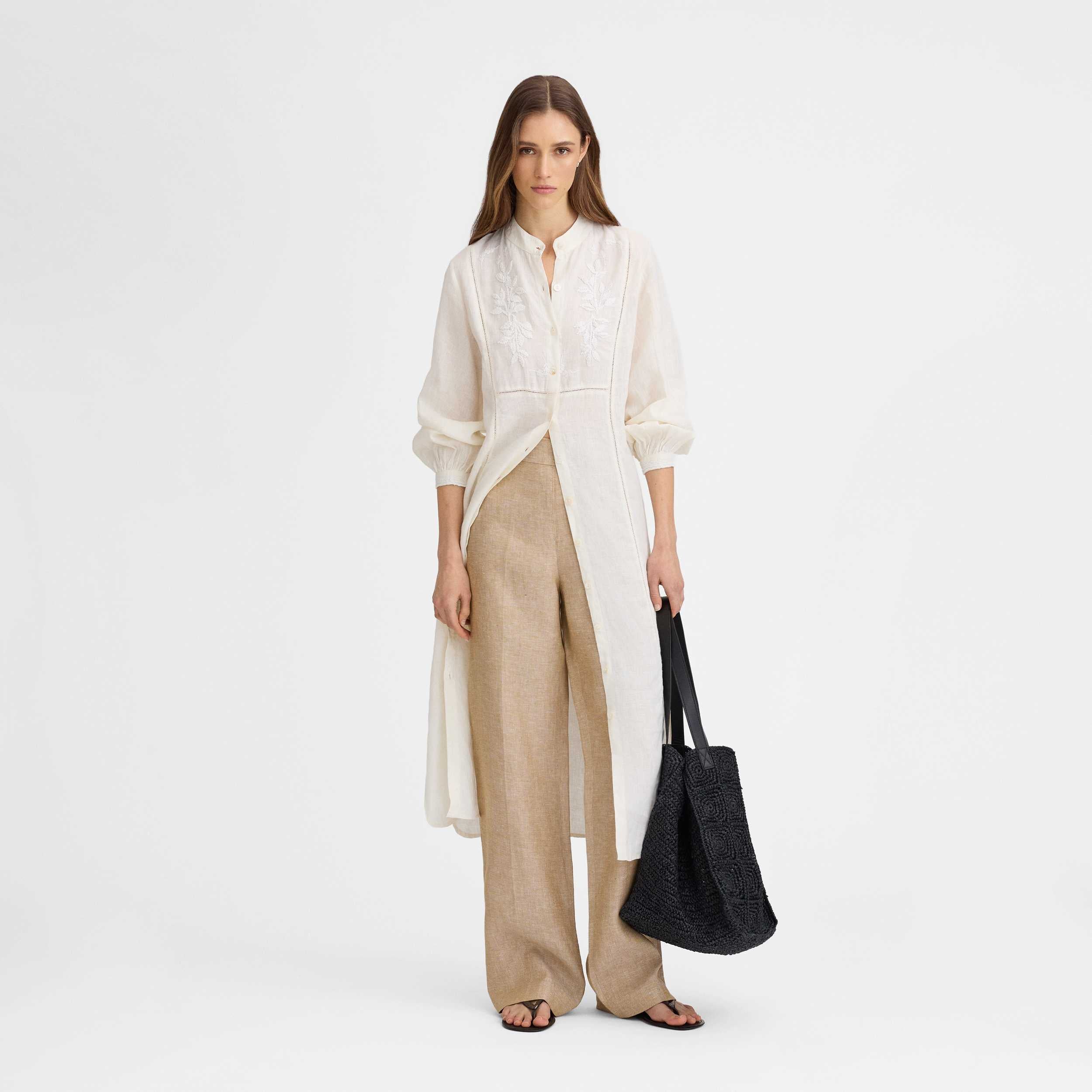 Robe kaftan en lin