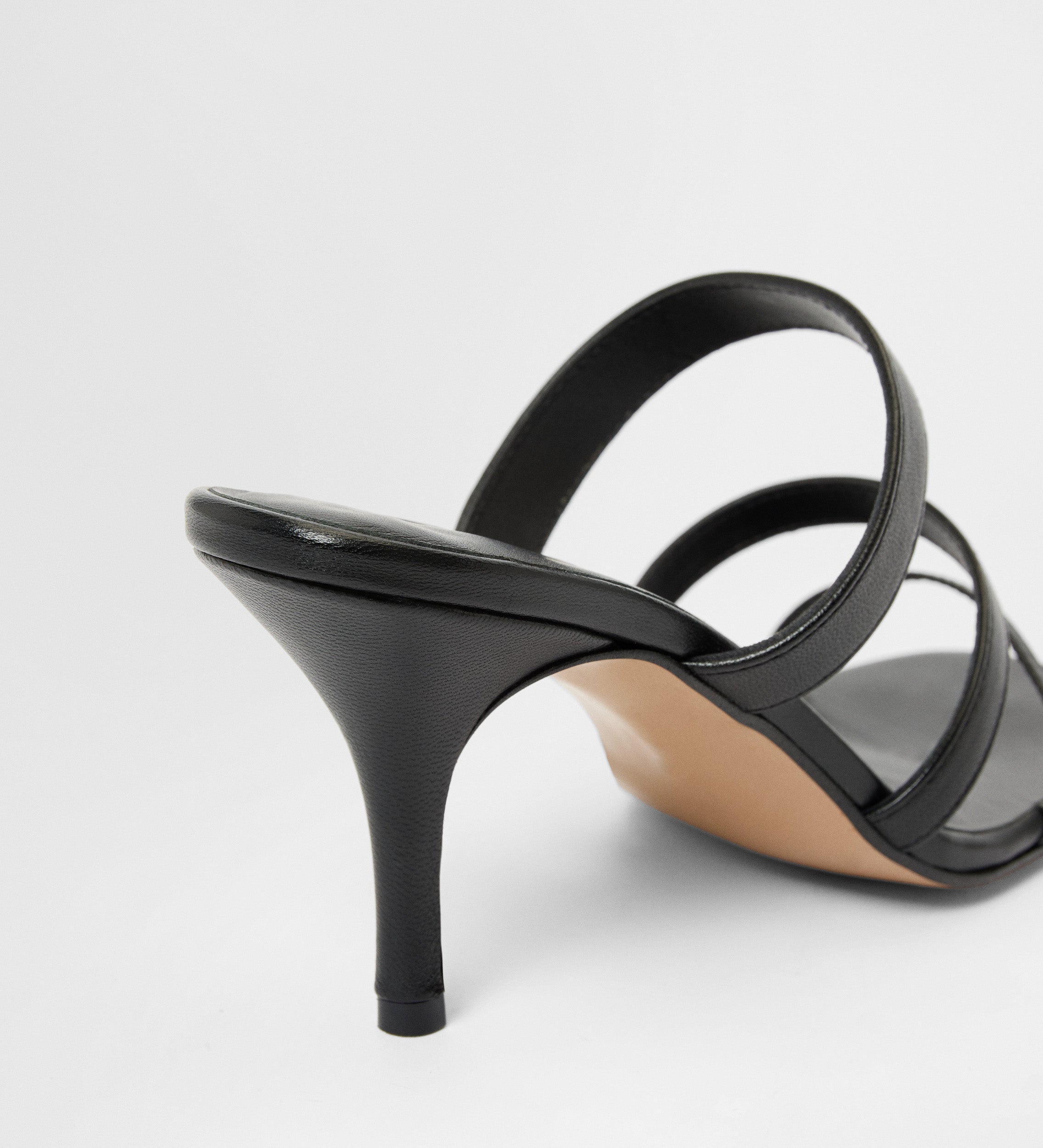 Strappy heeled sandal