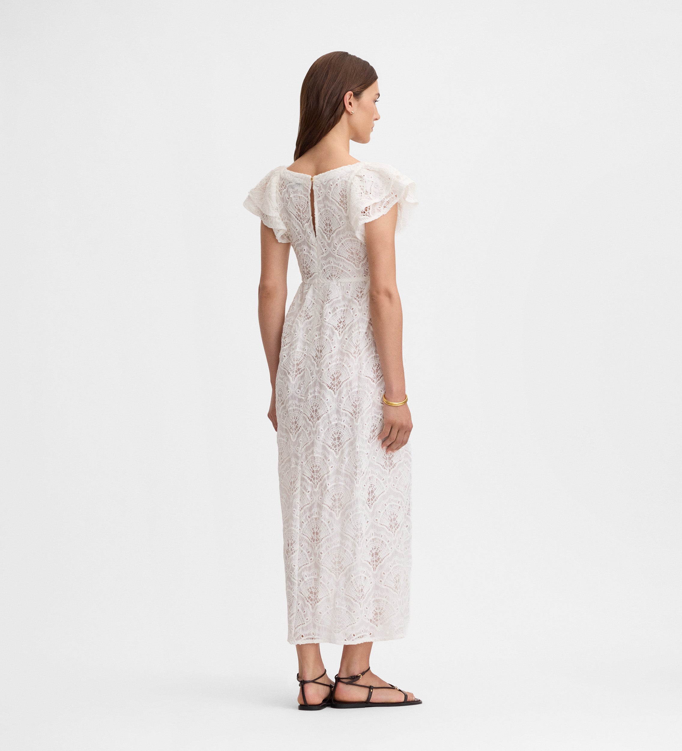 Embroidered long dress
