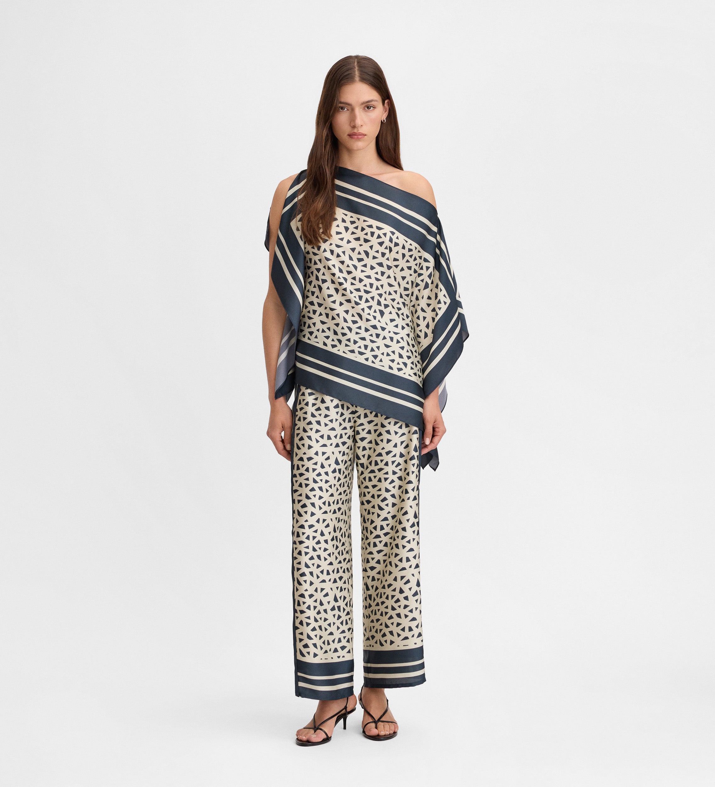Pantalon imprimé fluide