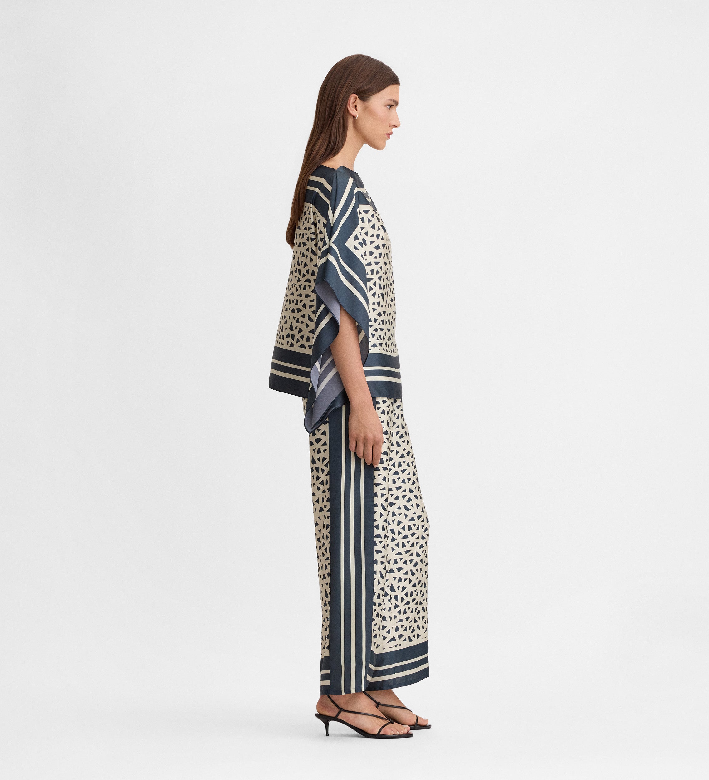 Pantalon imprimé fluide