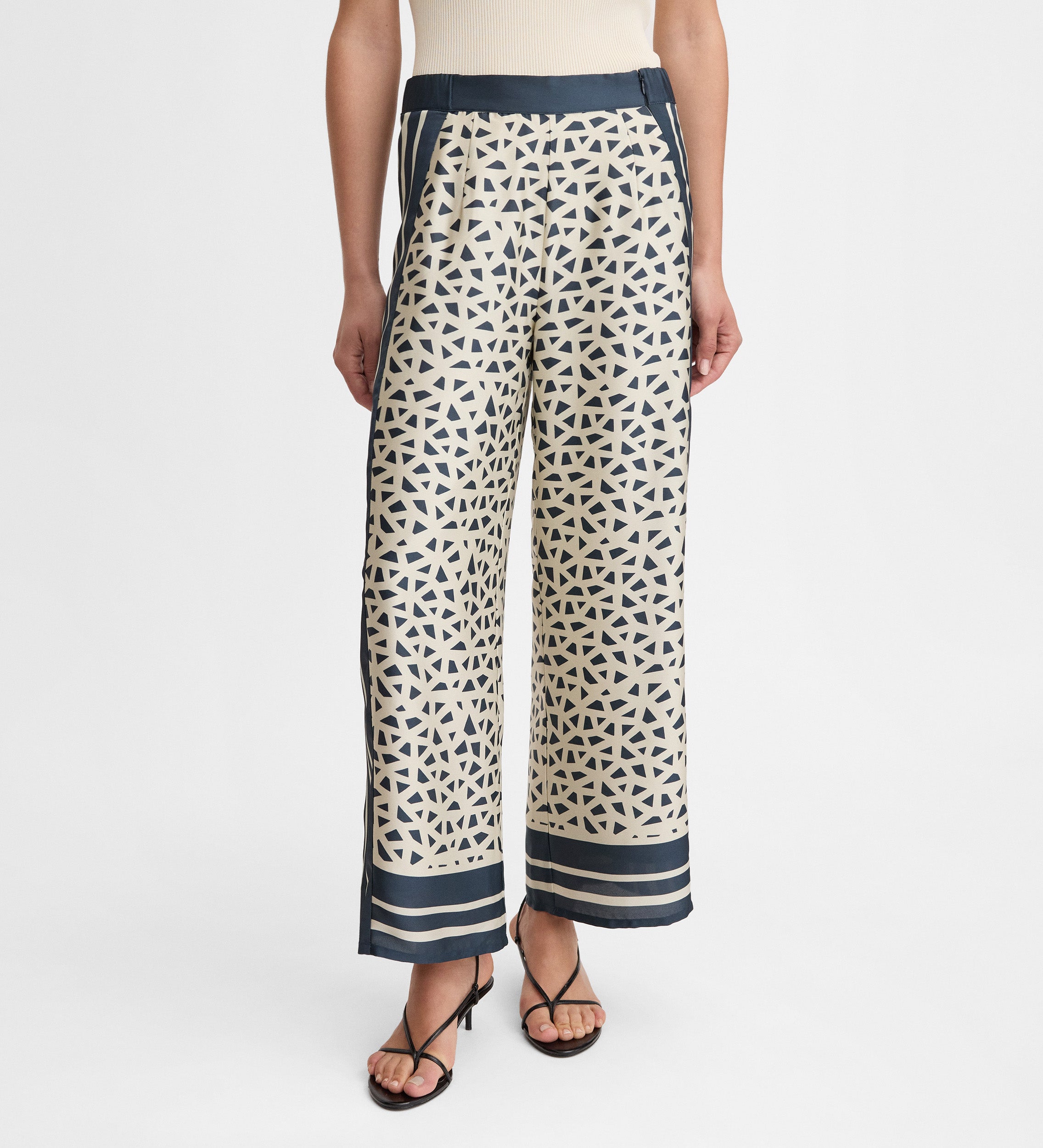 Pantalon imprimé fluide