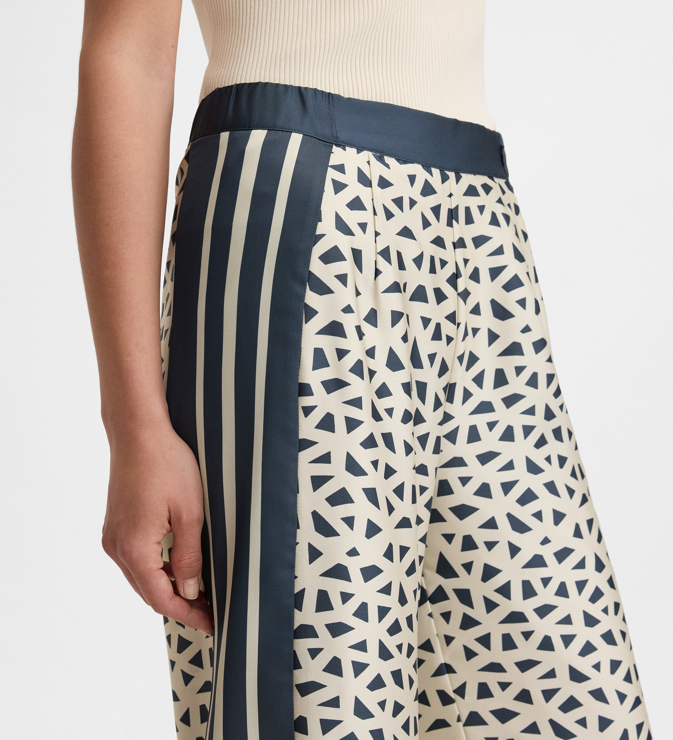 Pantalon imprimé fluide