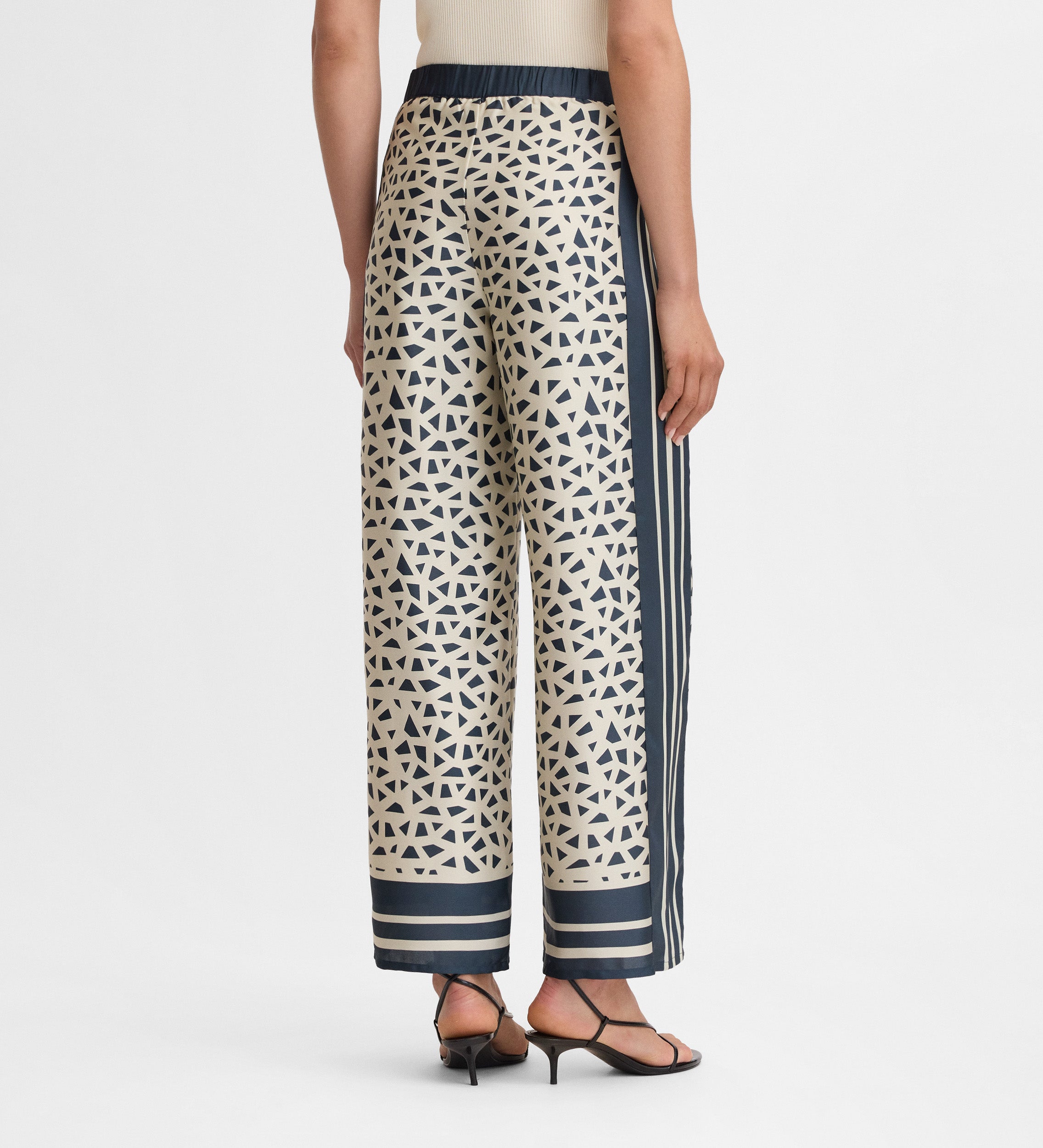 Pantalon imprimé fluide