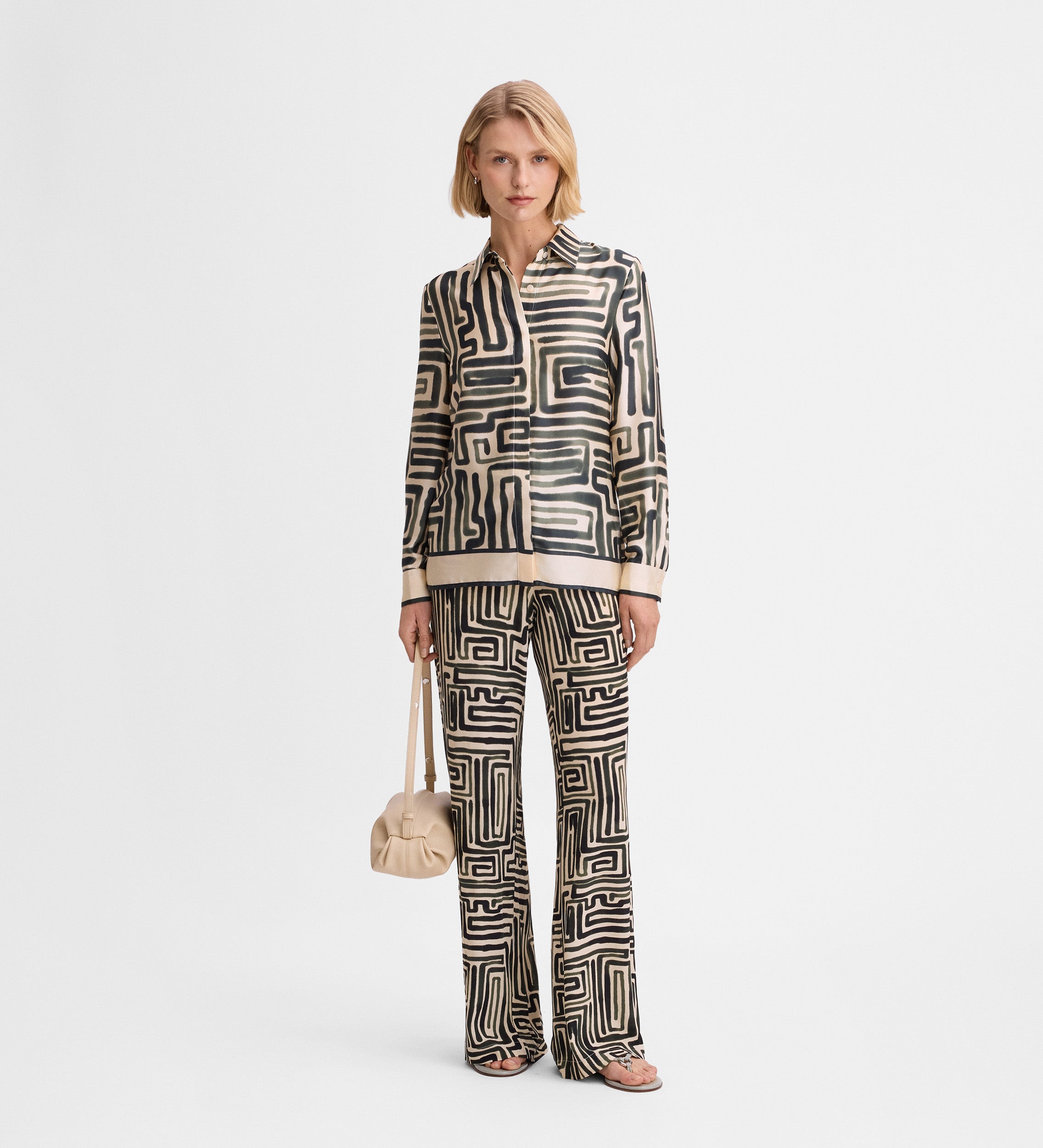 Chemise fluide imprimée