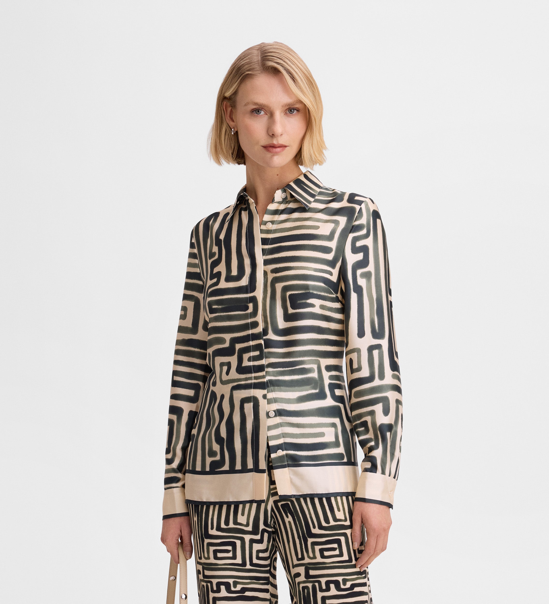 Chemise fluide imprimée