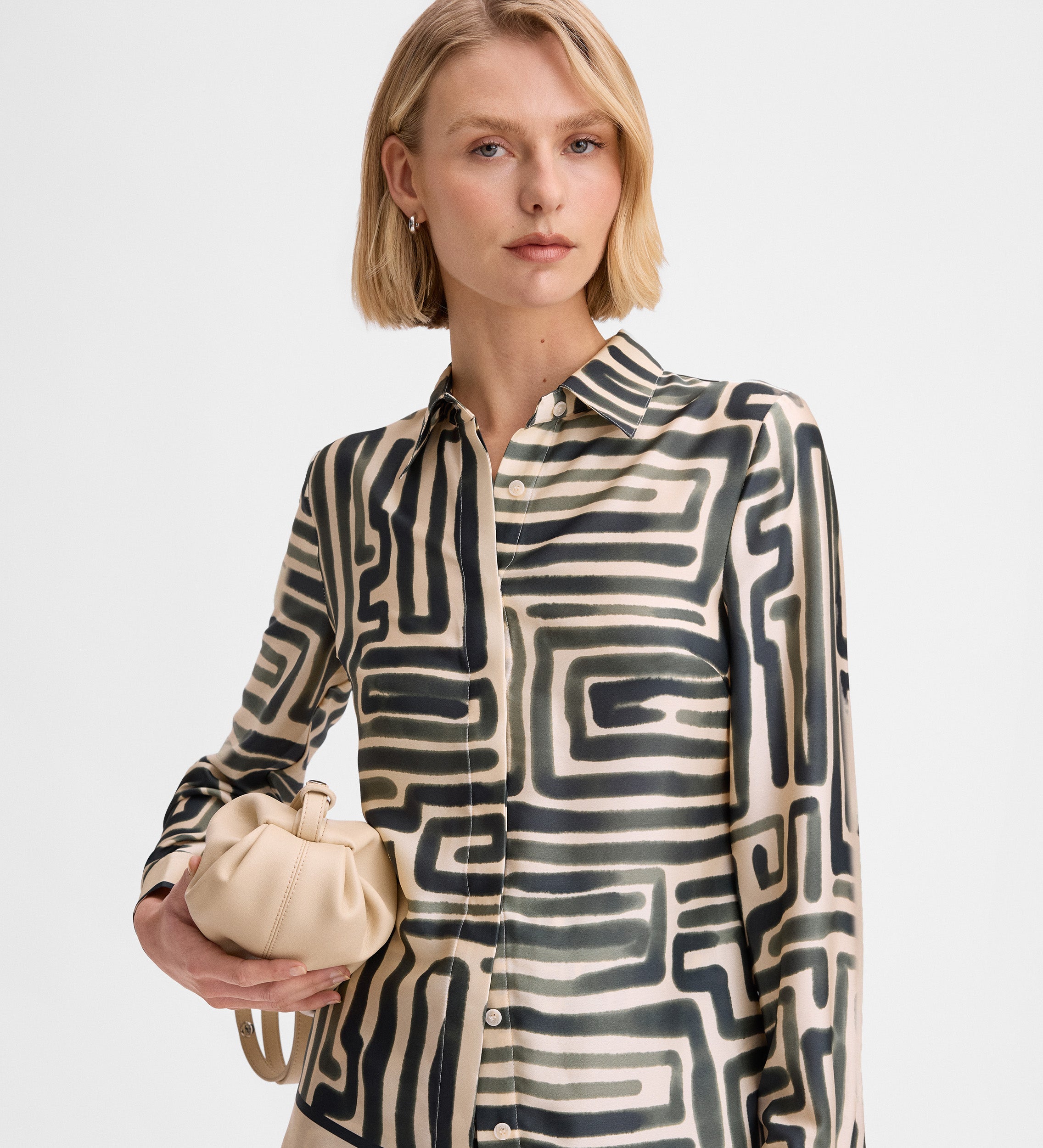 Chemise fluide imprimée