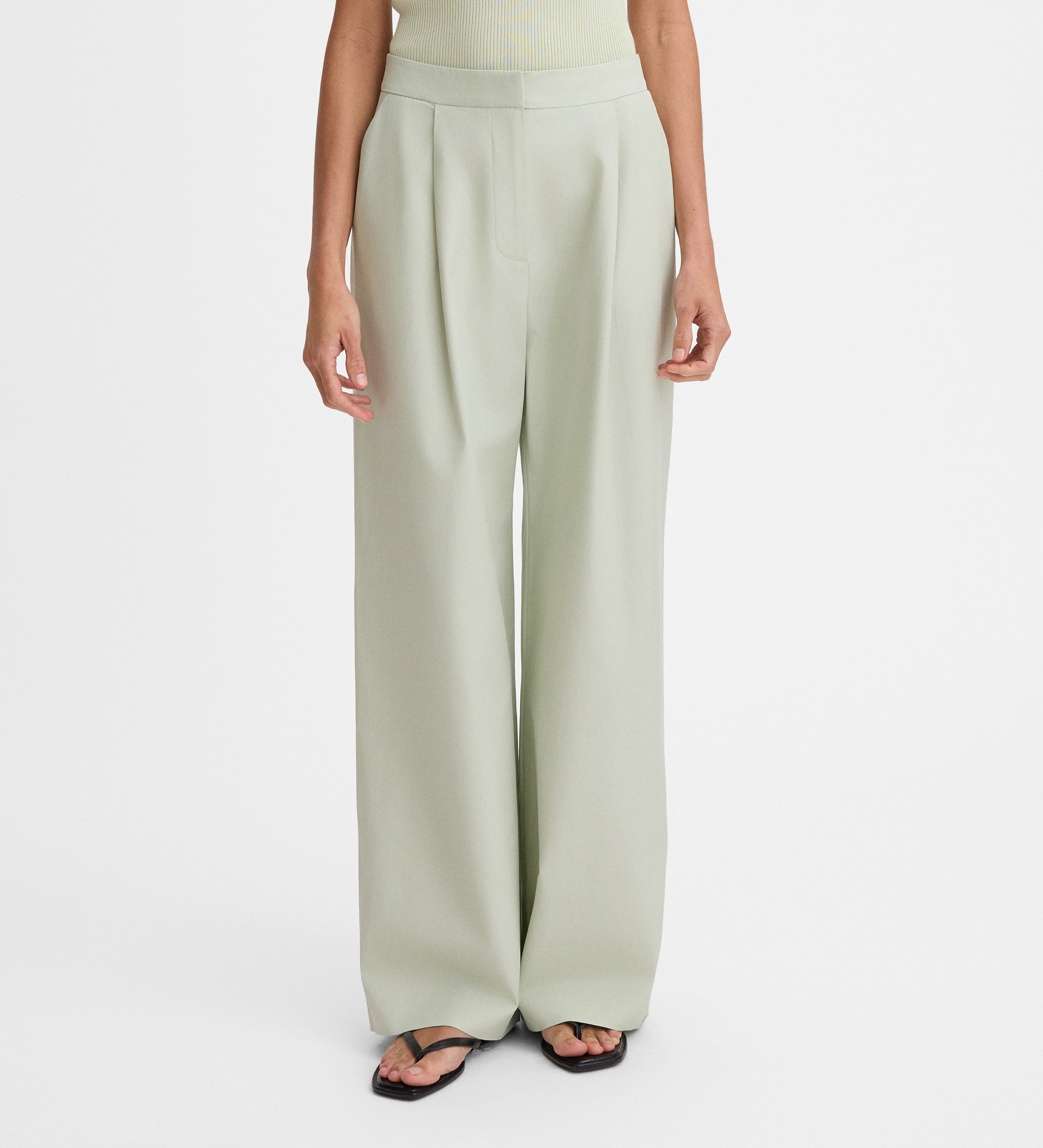 Pantalon large à pinces