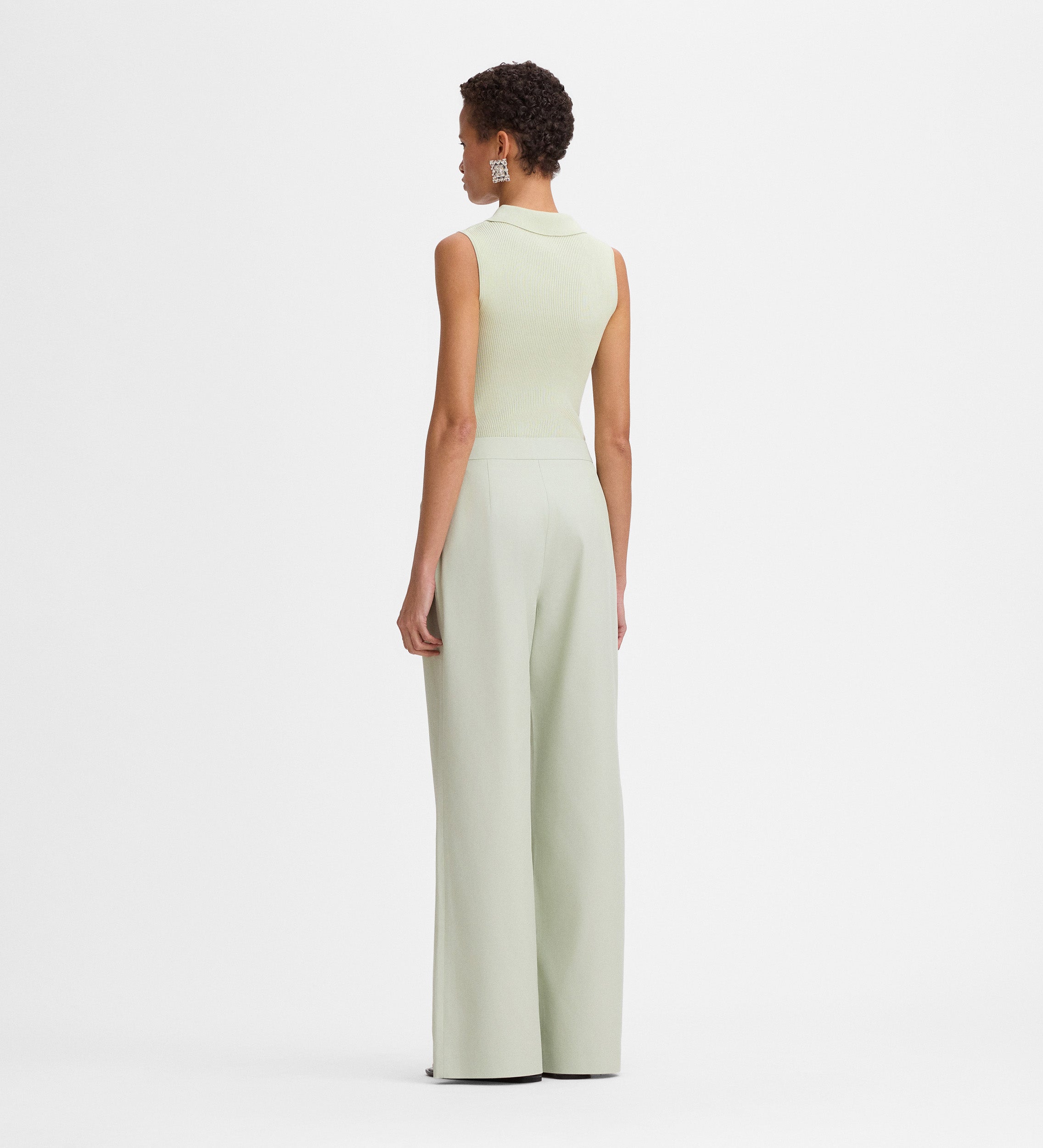 Pantalon large à pinces