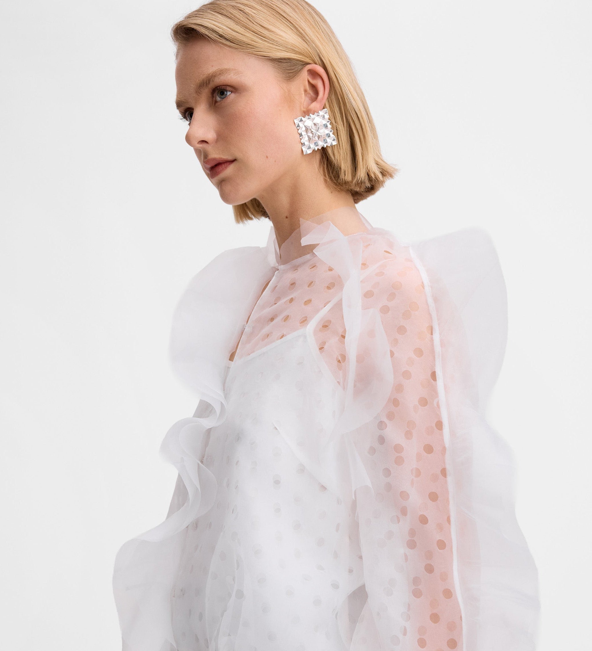 Blouson aviateur organza