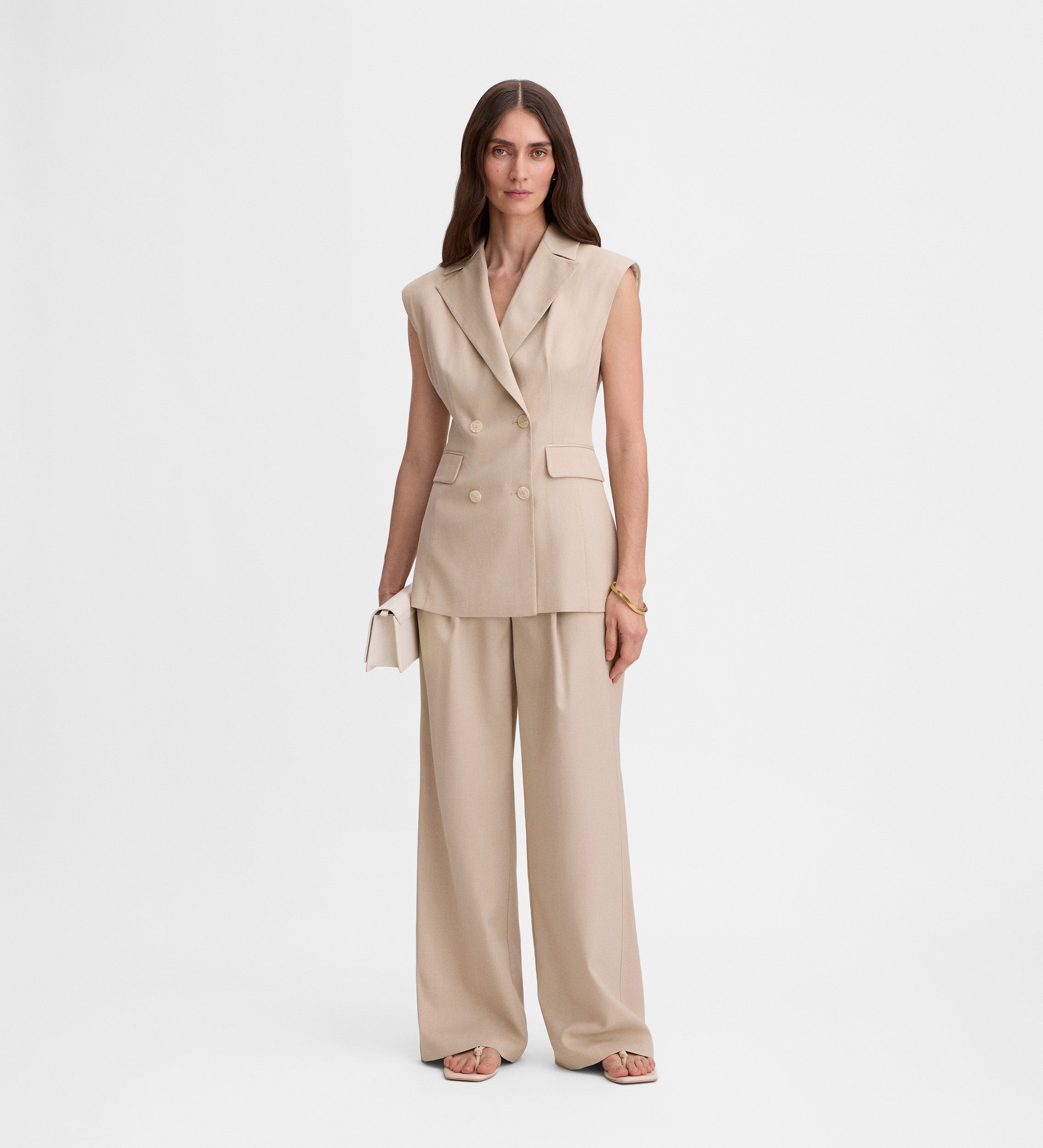 Gilet à double boutonnage