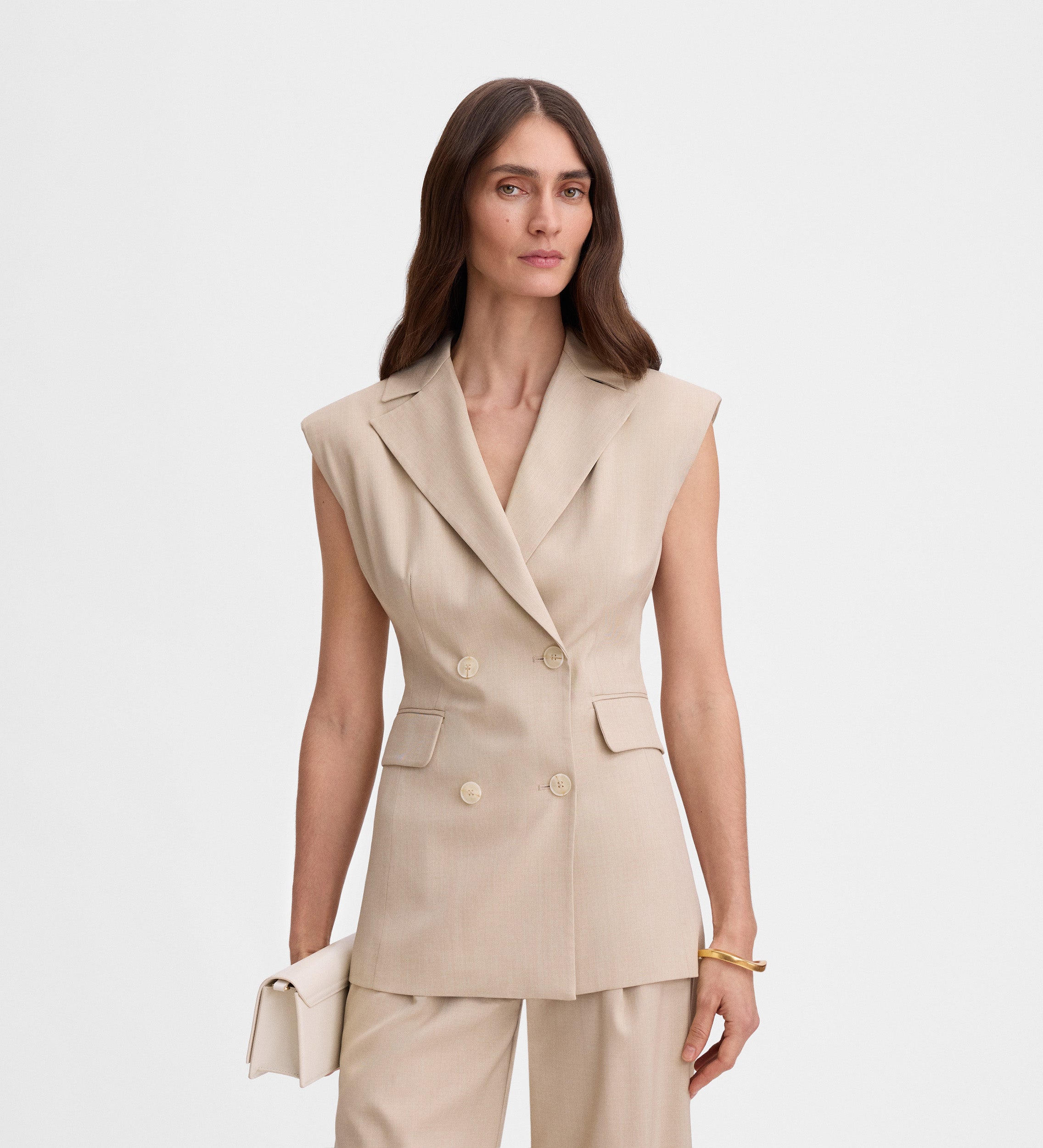 Gilet à double boutonnage