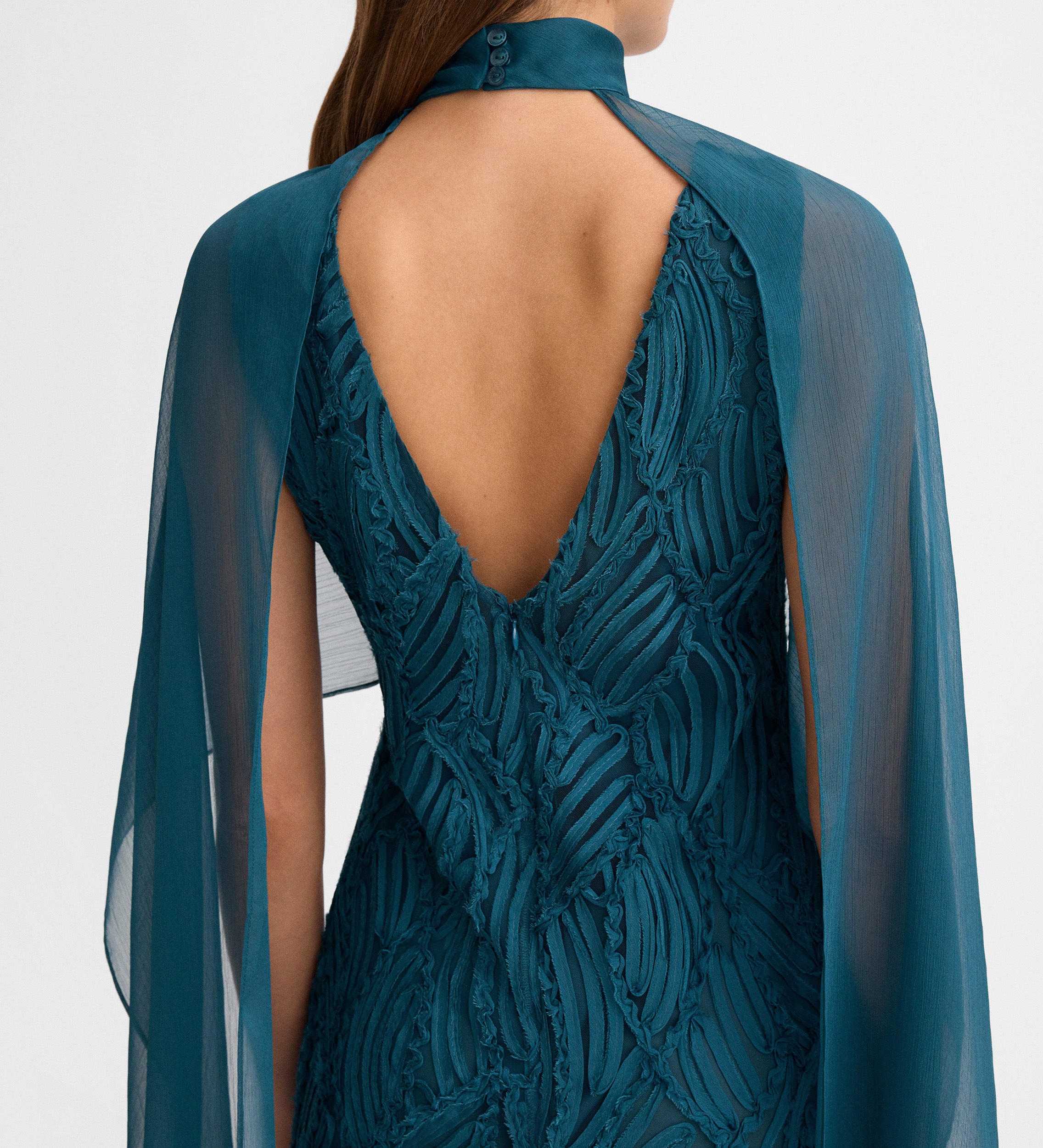Poncho en mousseline