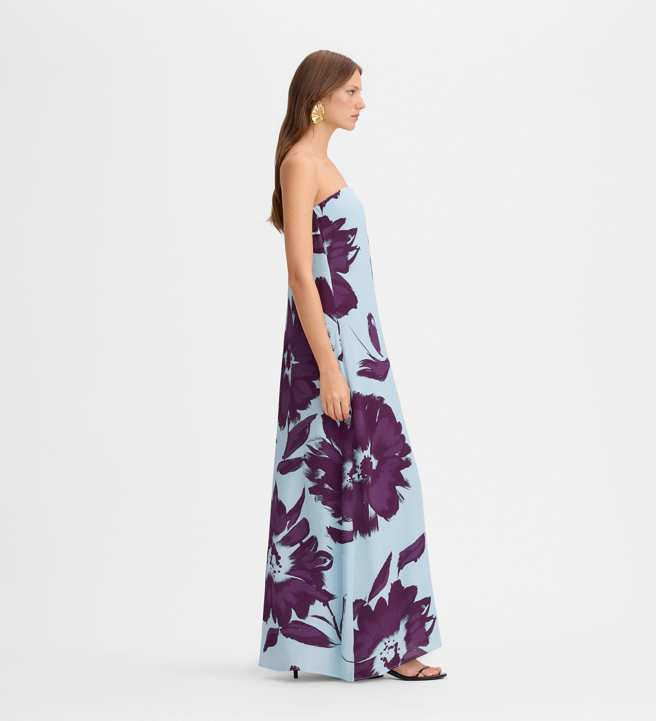 Long printed dress