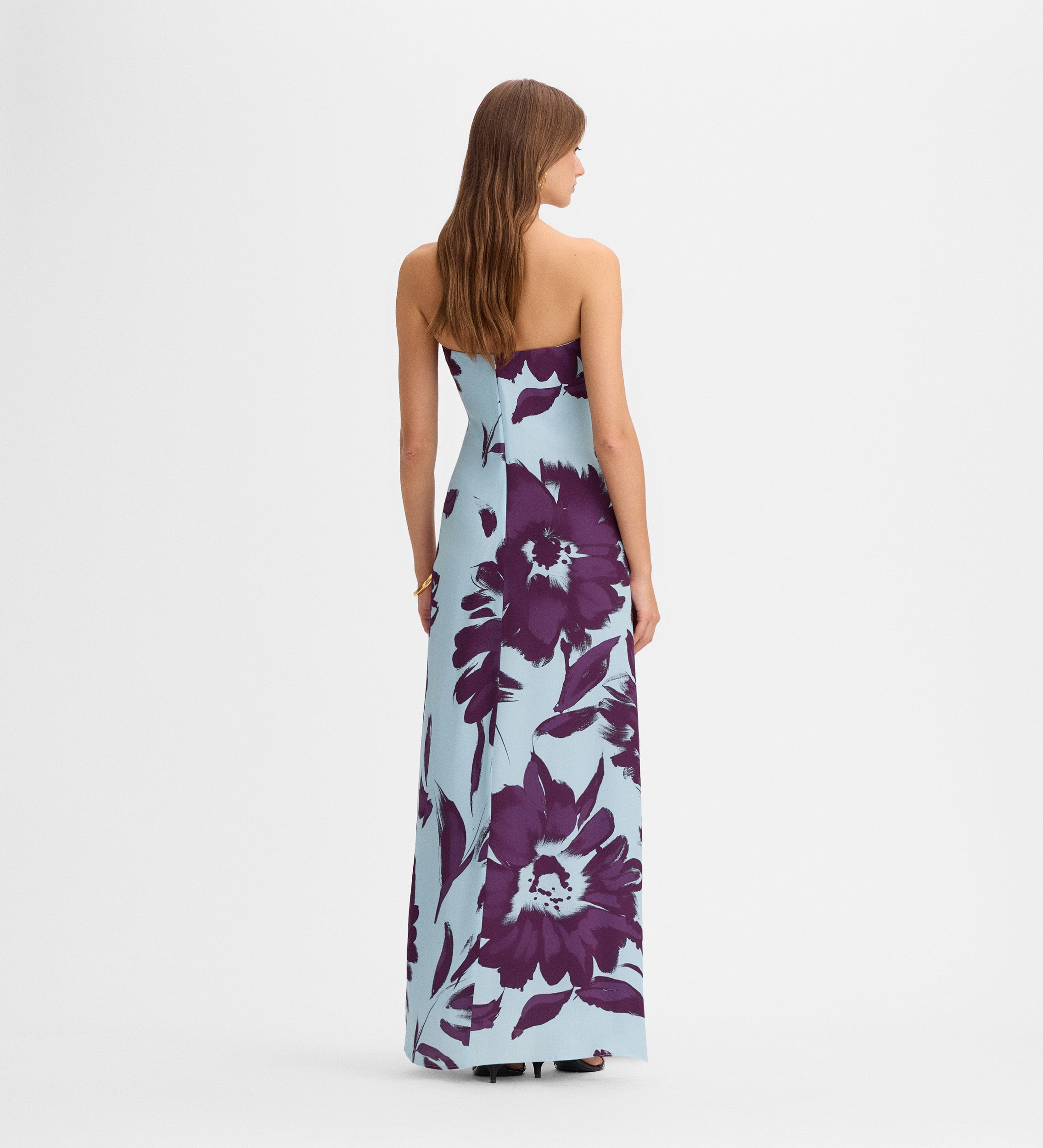 Long printed dress