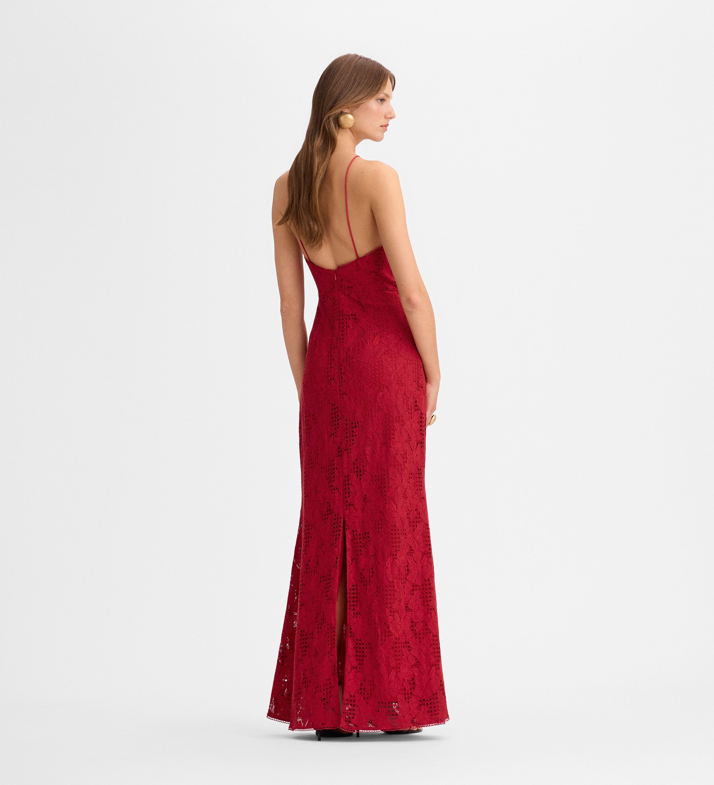 Long lace dress