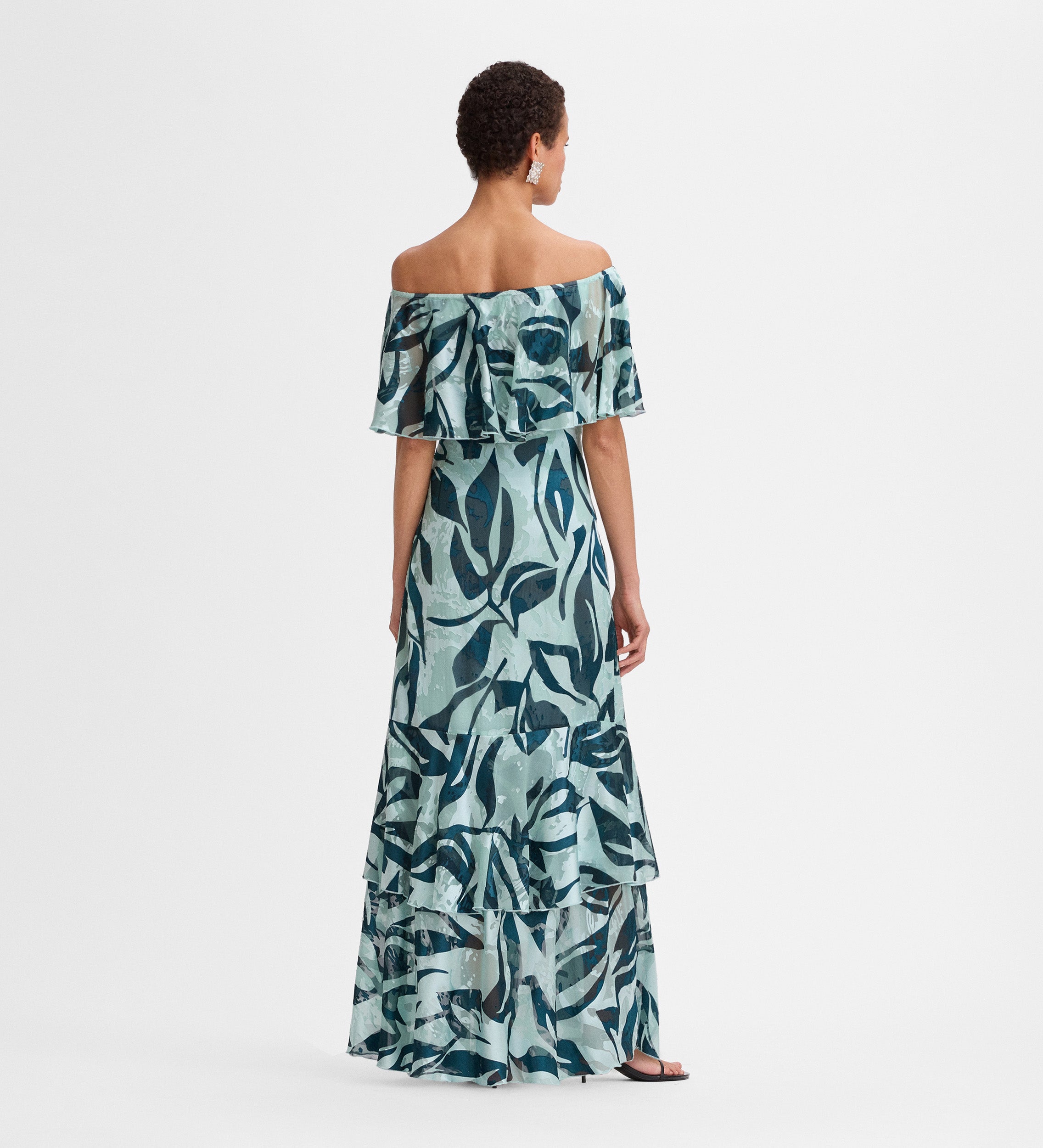 Long printed dress