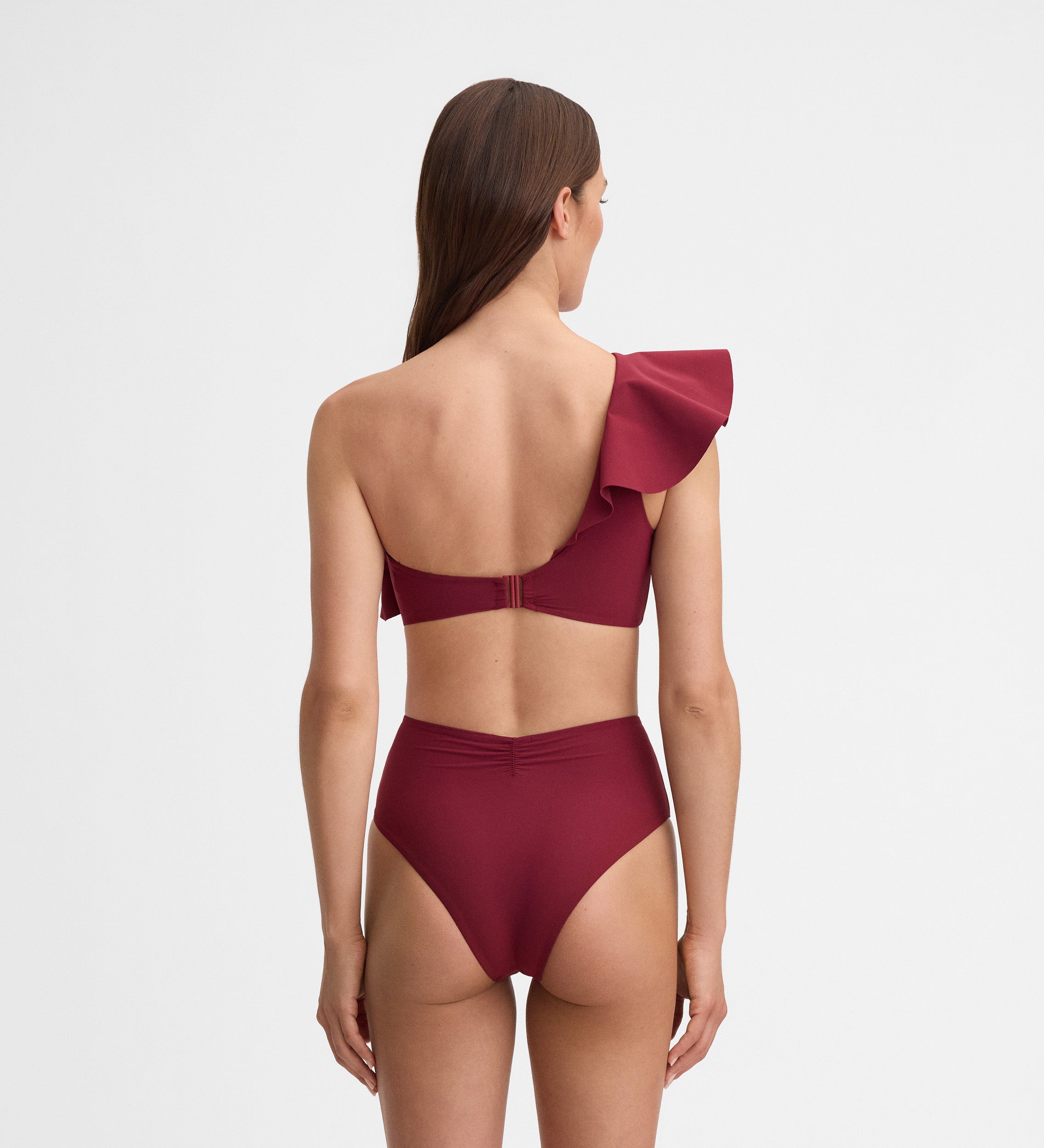Top de bikini à volants