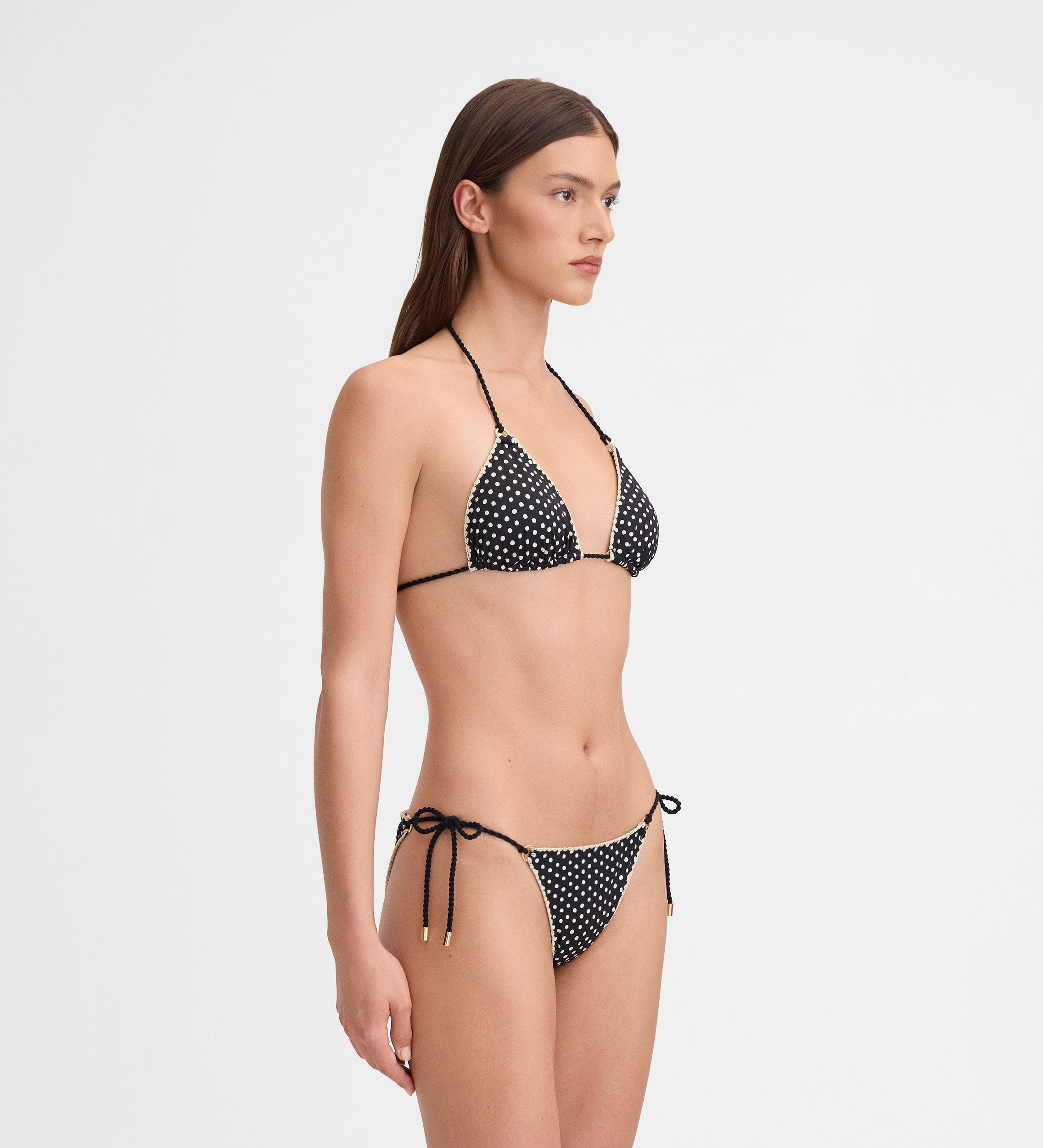 Top bikini estampado