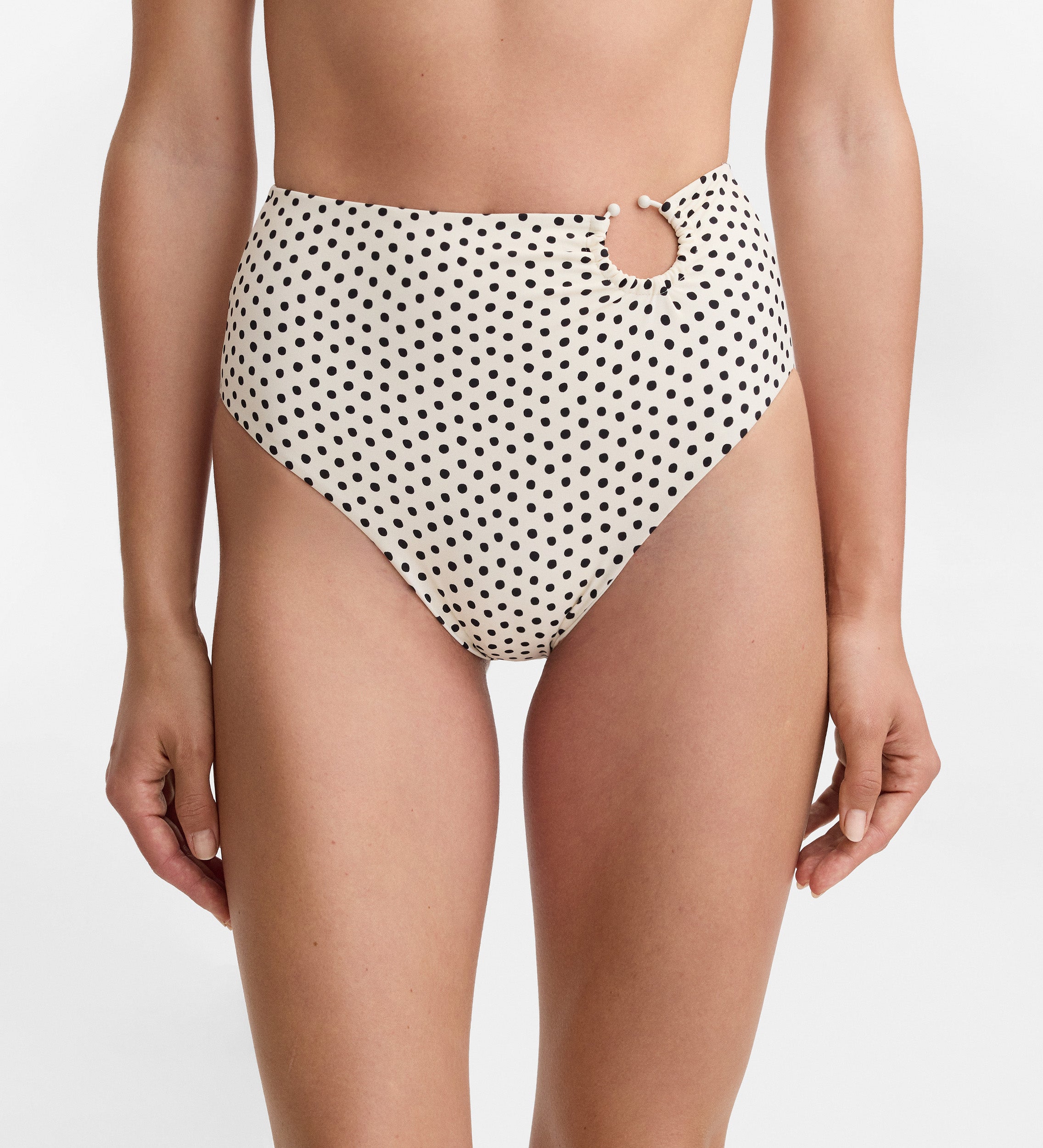 Bas de bikini taille haute imprimé