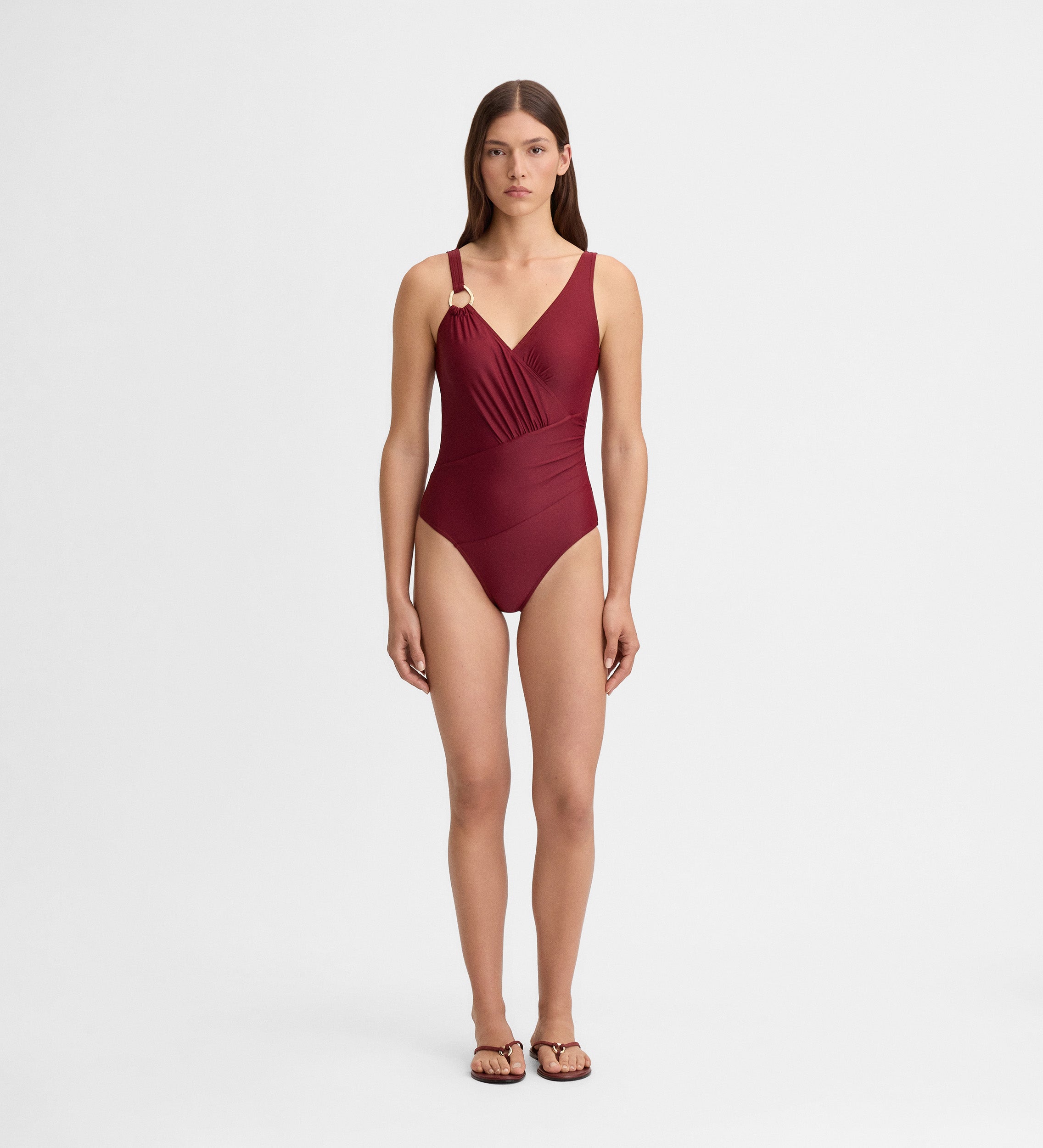 Maillot de bain drapé