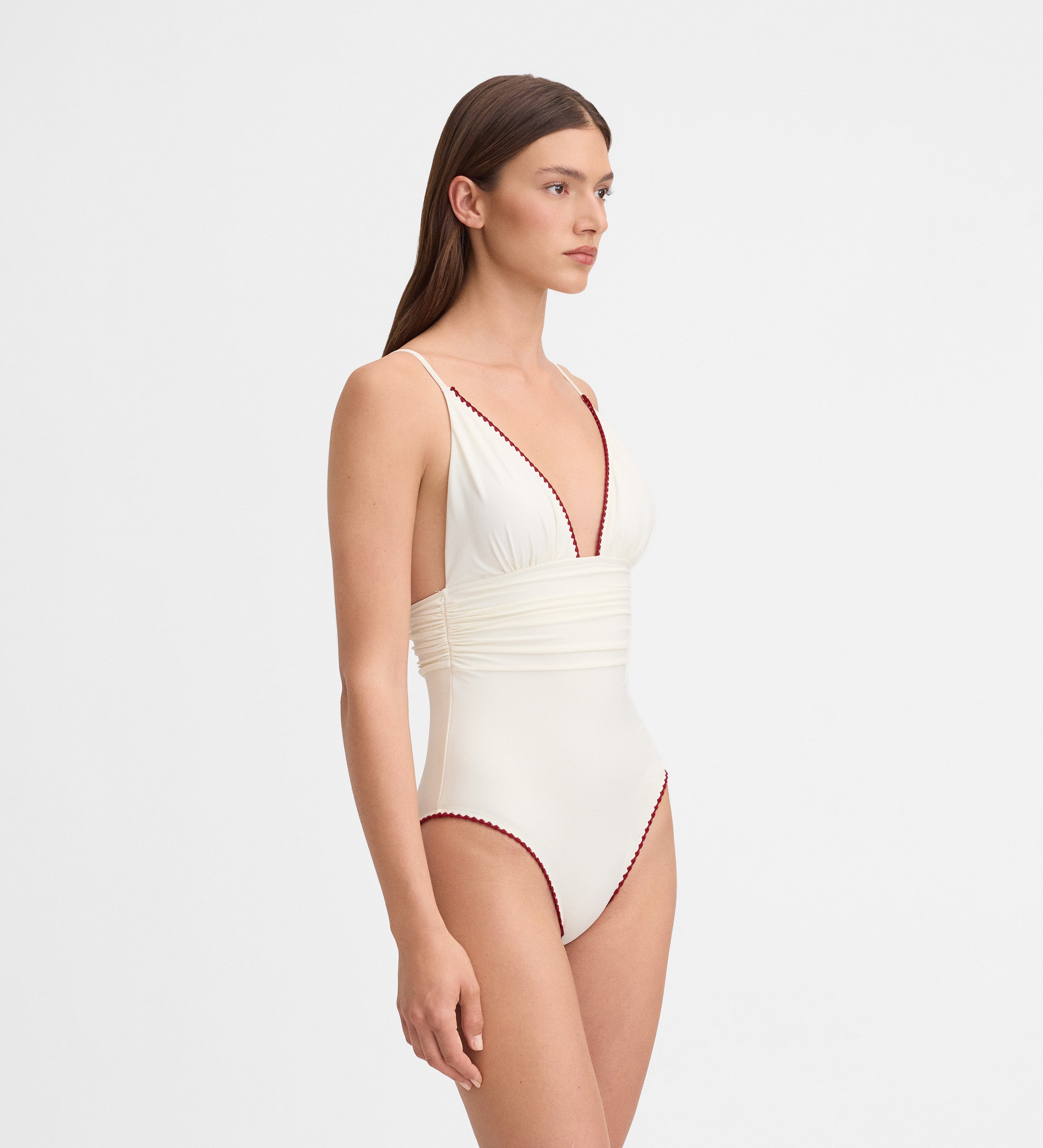 Maillot de bain décolleté en V