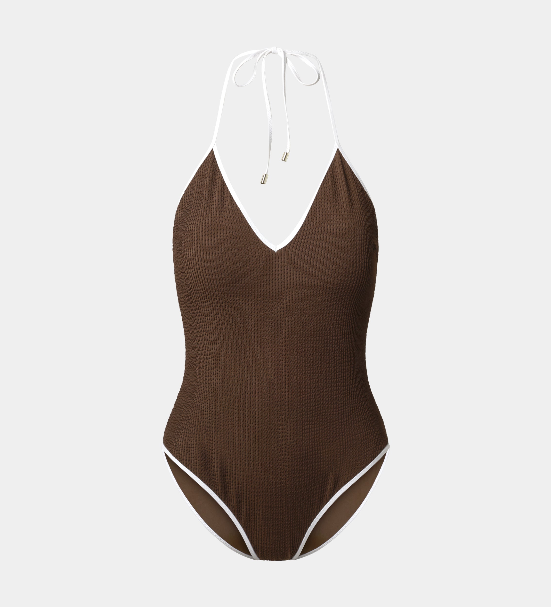 Plunge v-neck swimsuit