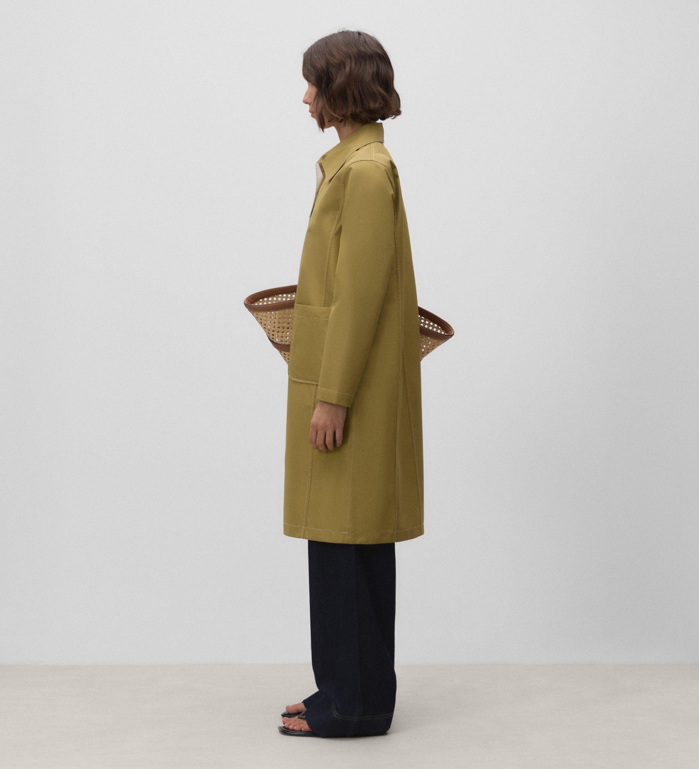 Long reversible parka