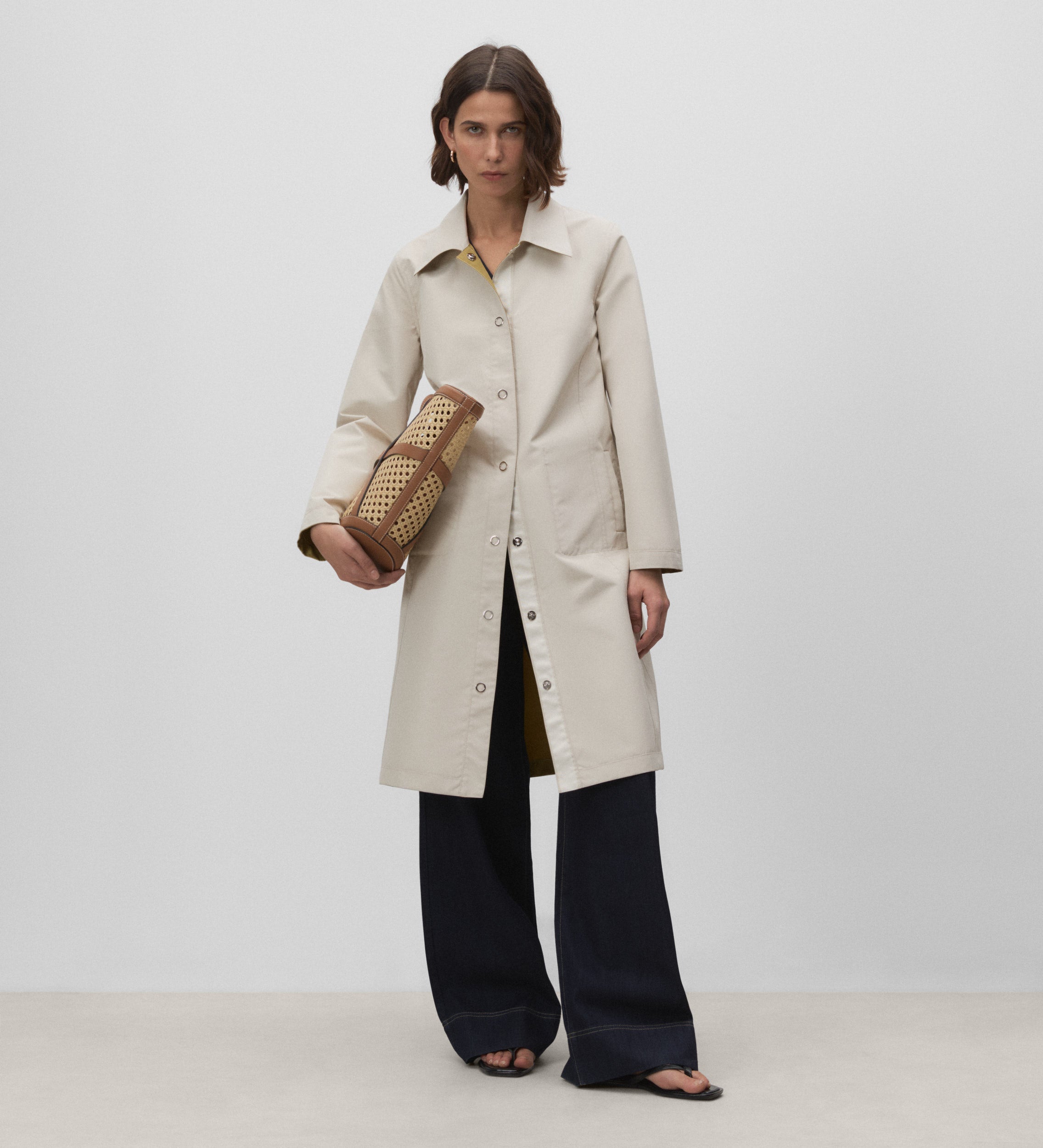 Long reversible parka