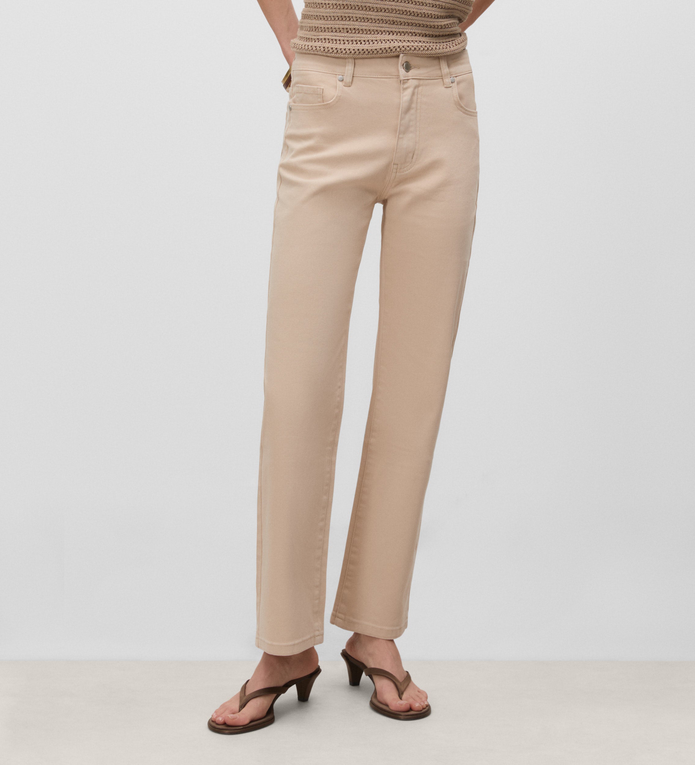 Straight pants
