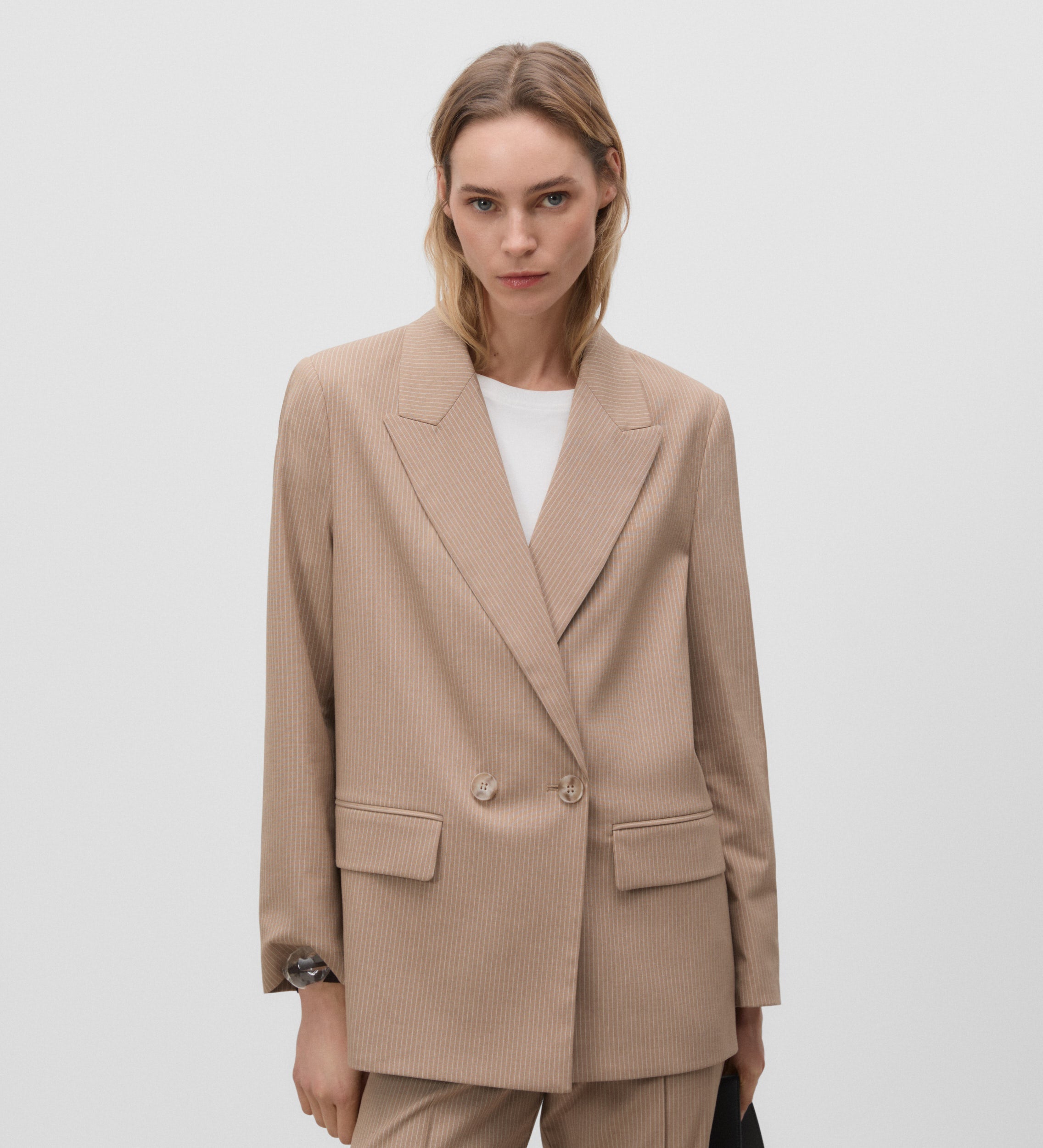 Blazer croisé à rayures
