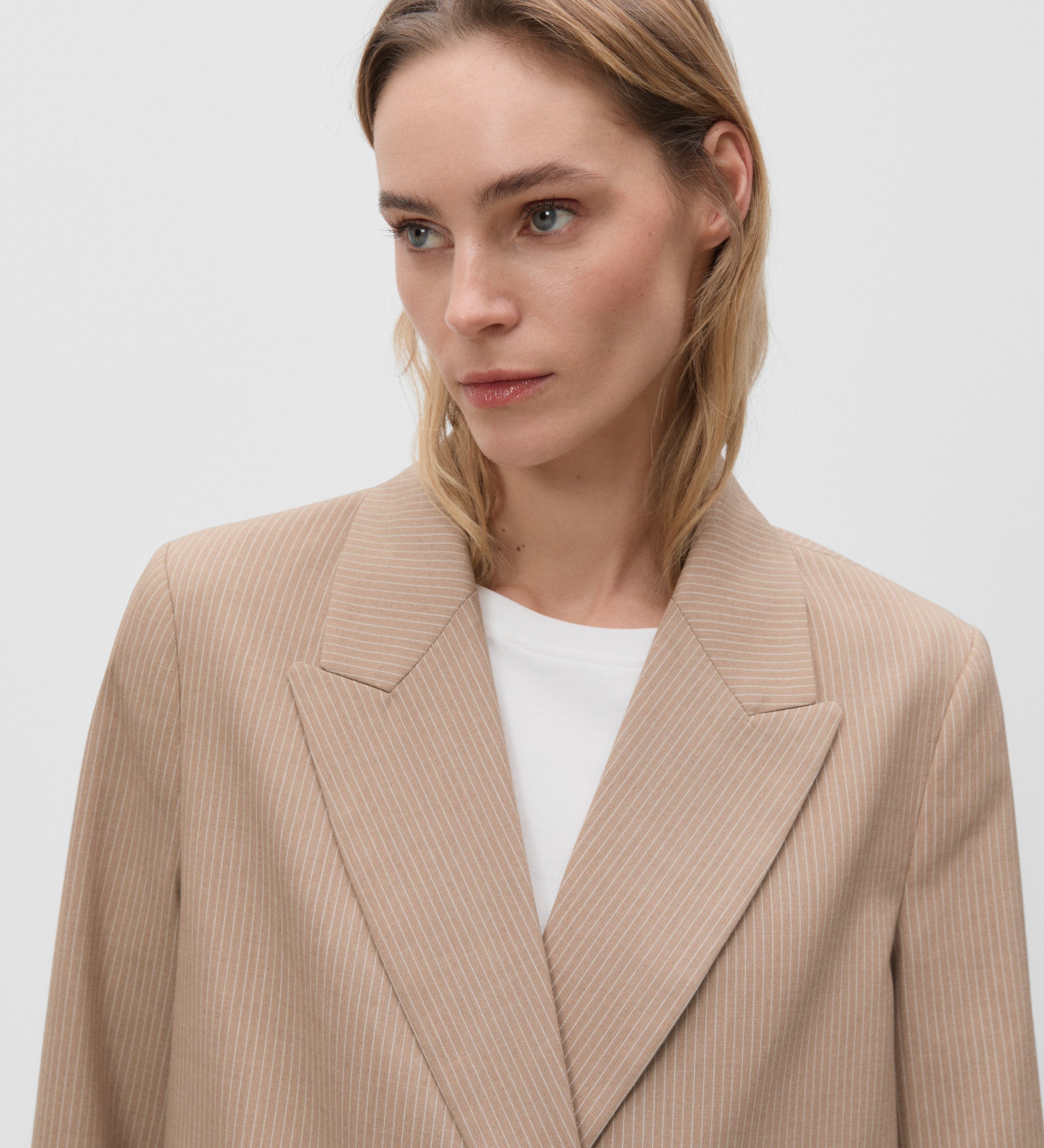 Blazer croisé à rayures