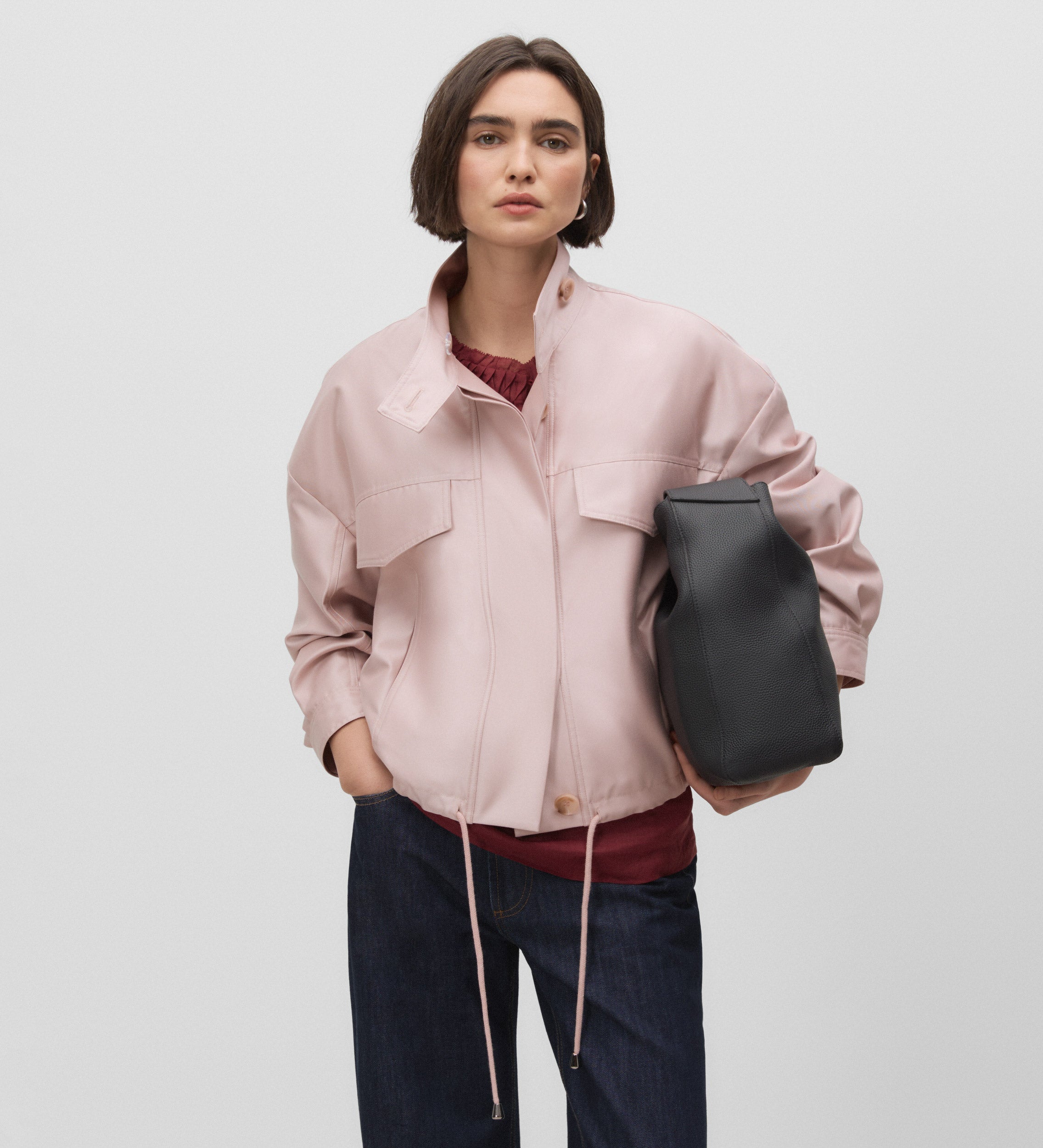 Veste courte oversize