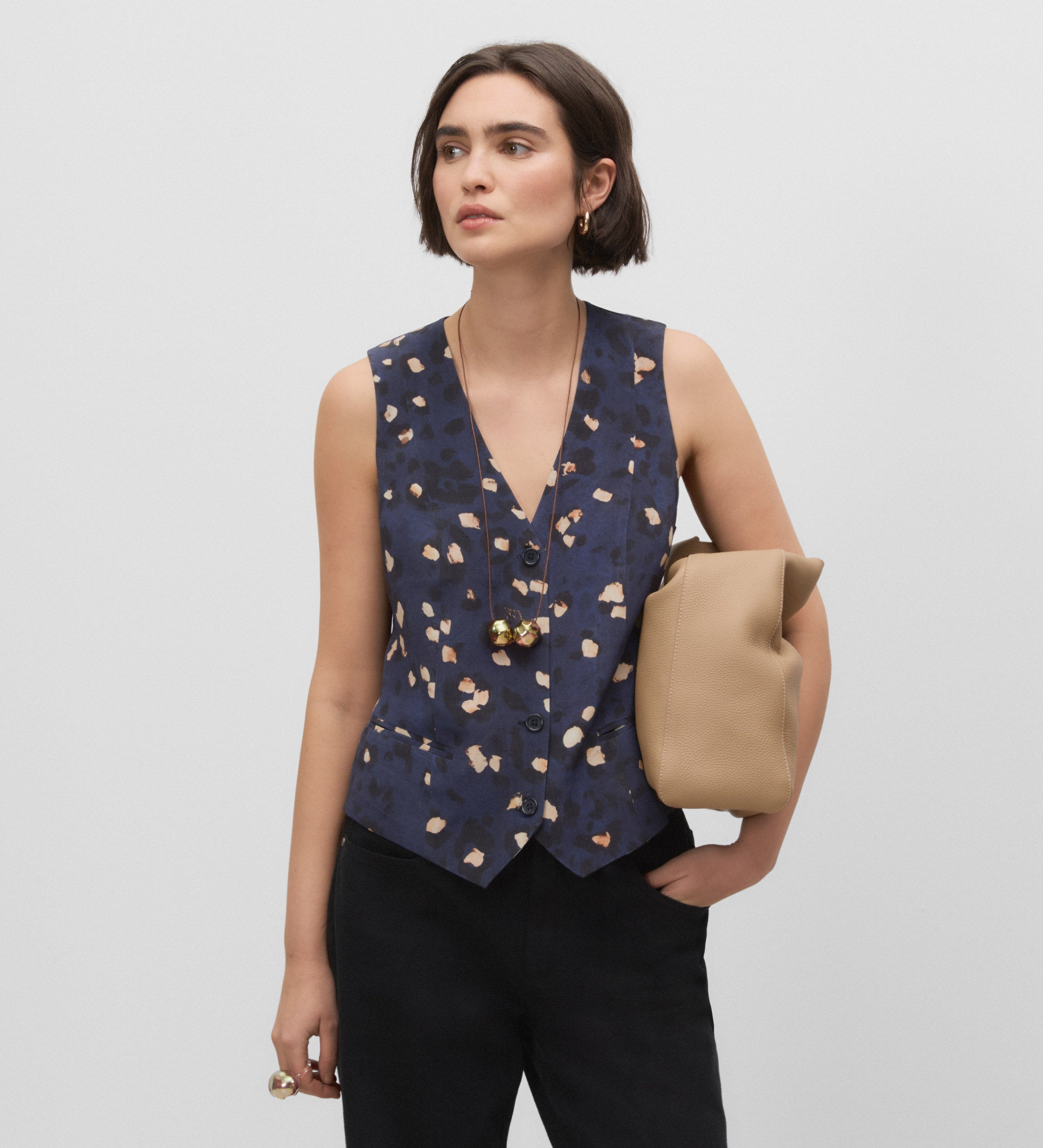 Printed vest