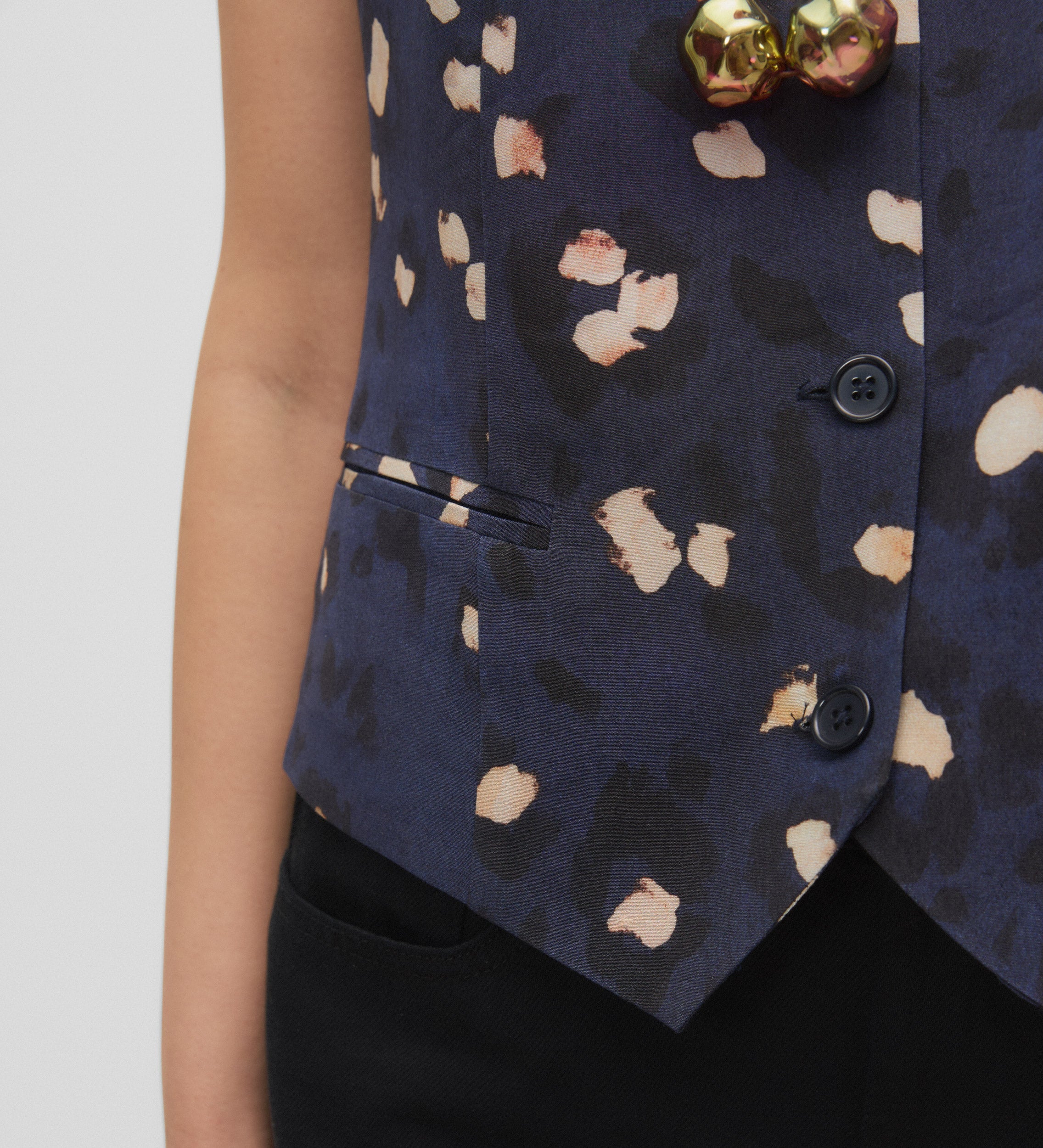 Printed vest