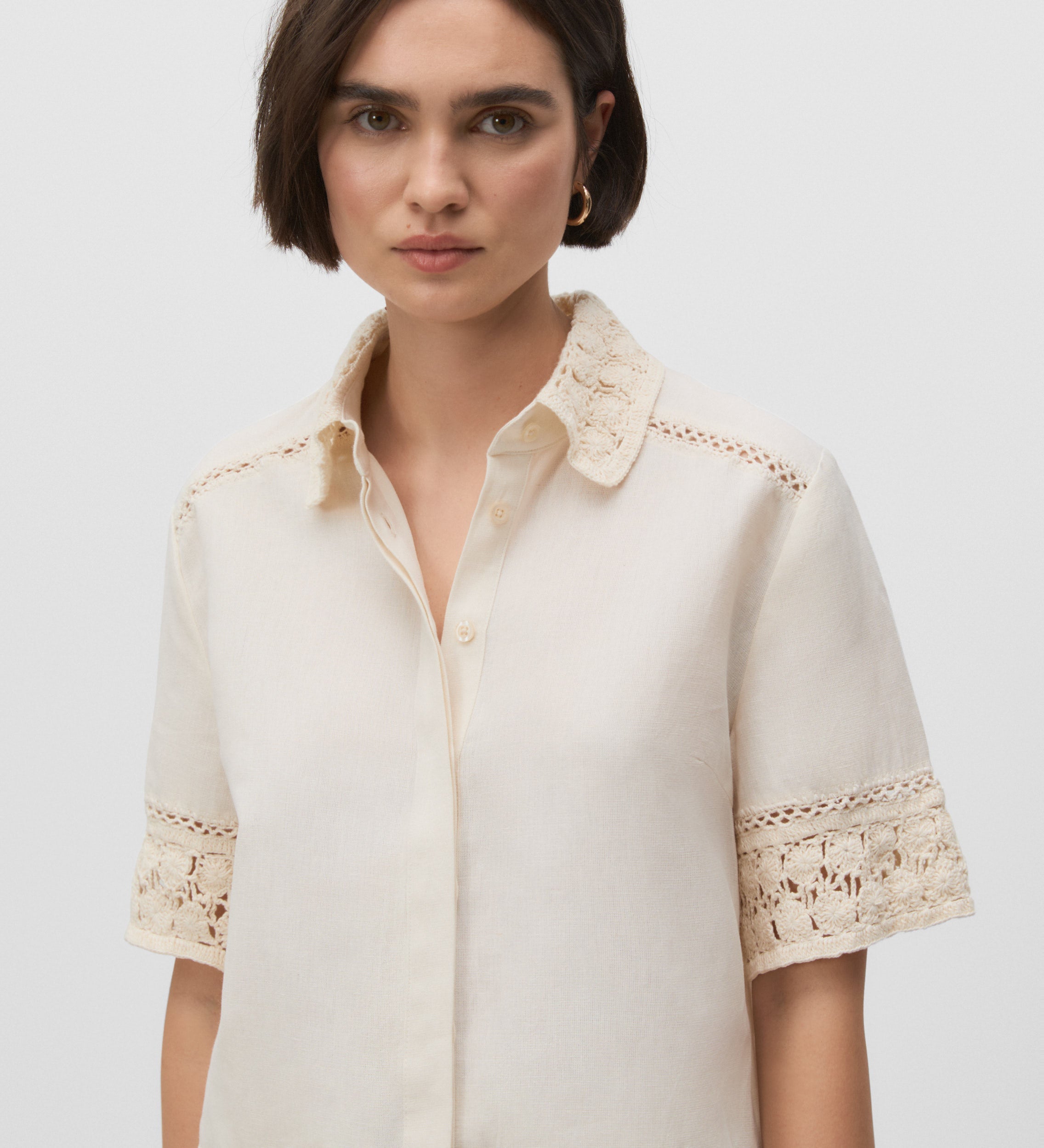Blusa detalles crochet