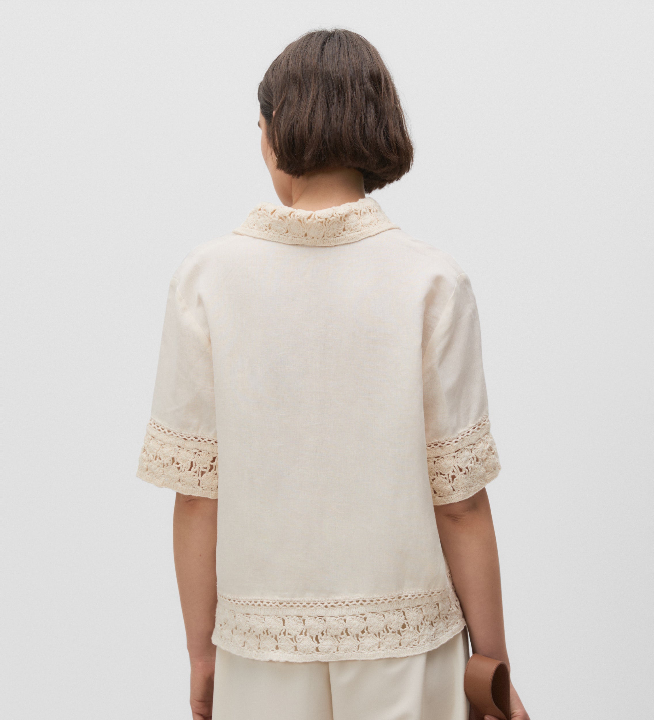 Blusa detalles crochet